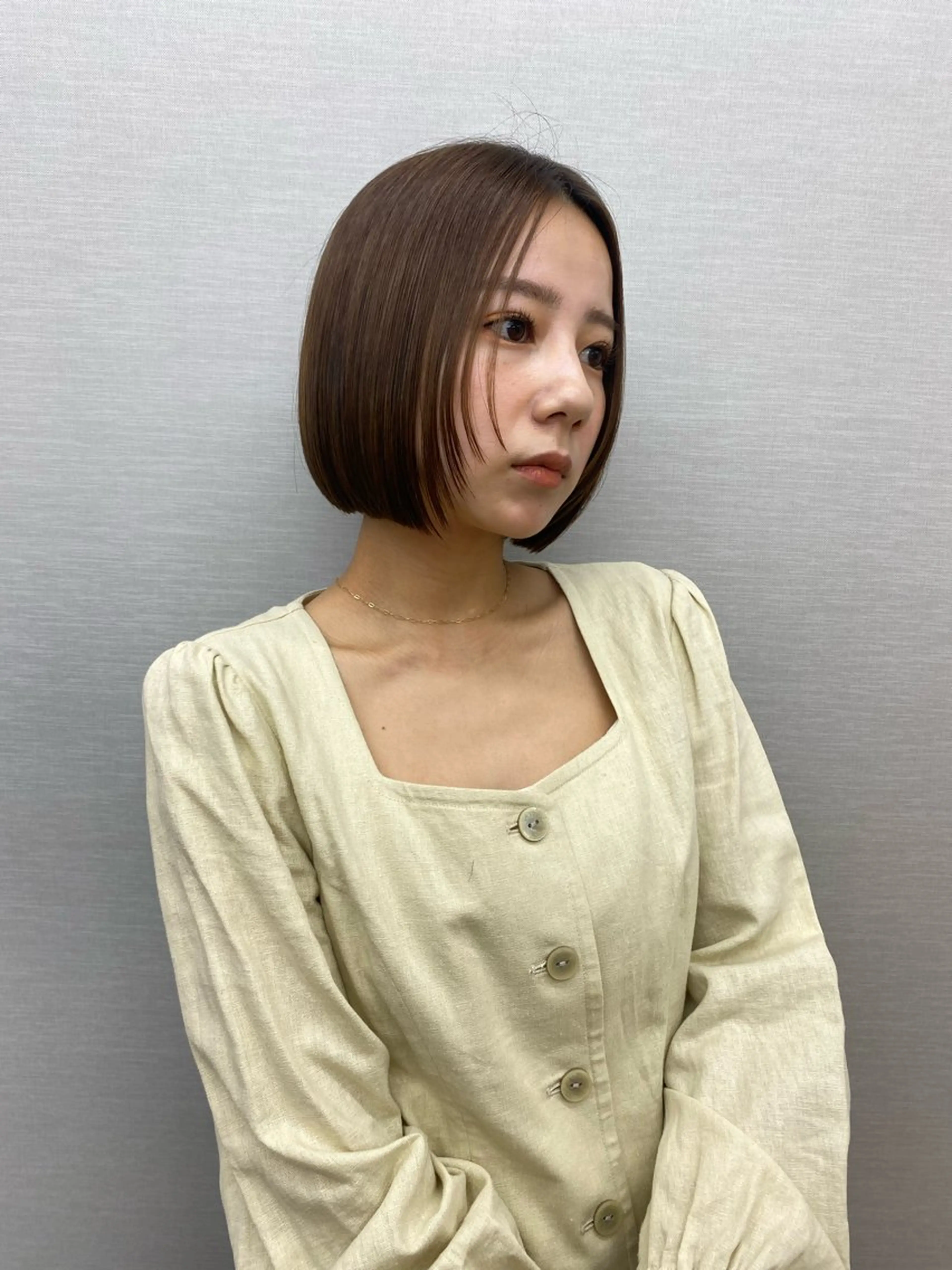 ミディアム ボブレイヤー ボブ 顔まわりレイヤー 顔周りカット レイヤーカット メンズ/韓国レイヤー /縮毛矯正/📍爽太のヘアスタイル