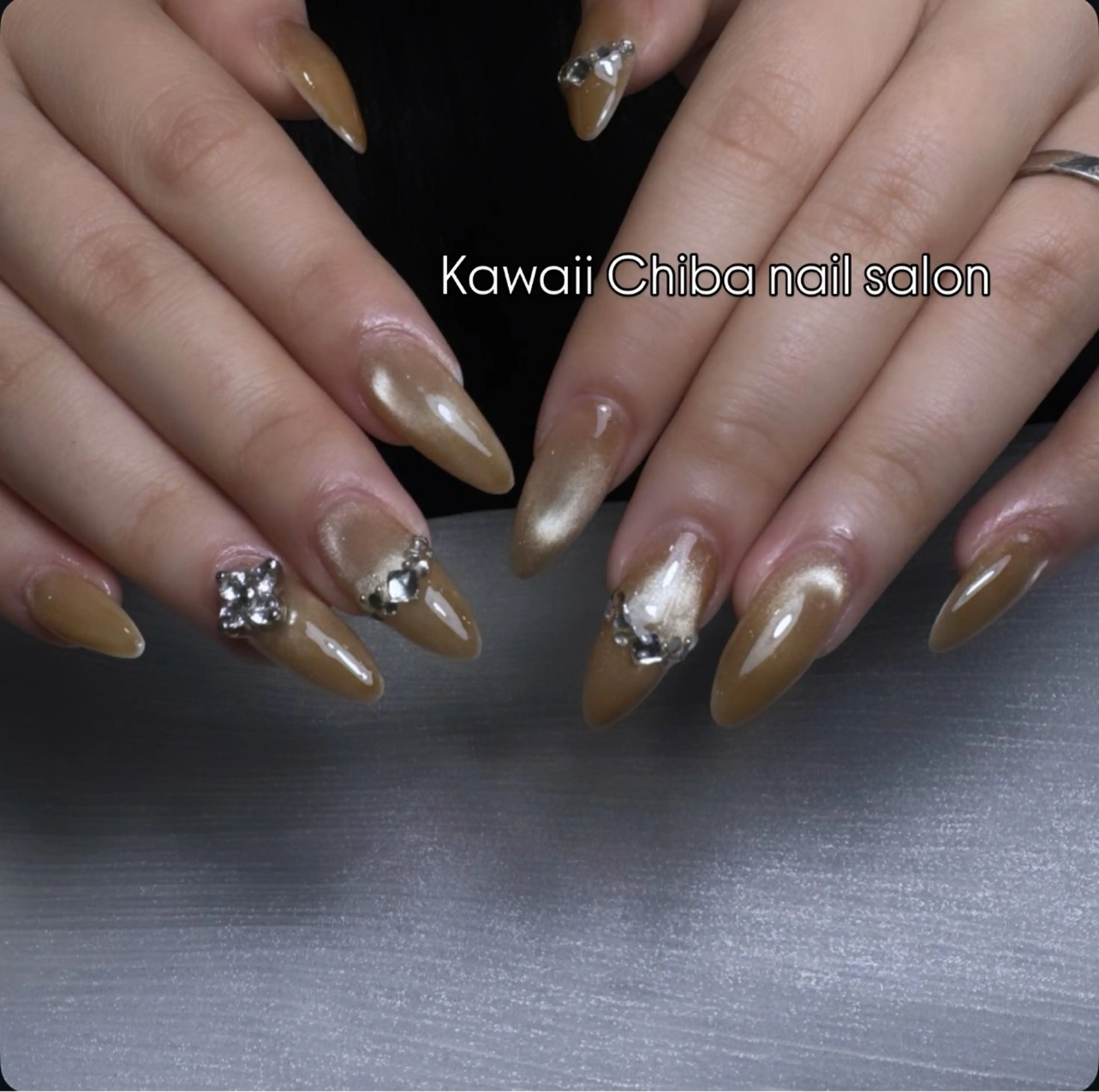 ネイル アートネイル クリアネイル ジェルネイル ハート 韓国ネイル Kawaii Chiba nailのネイルデザイン