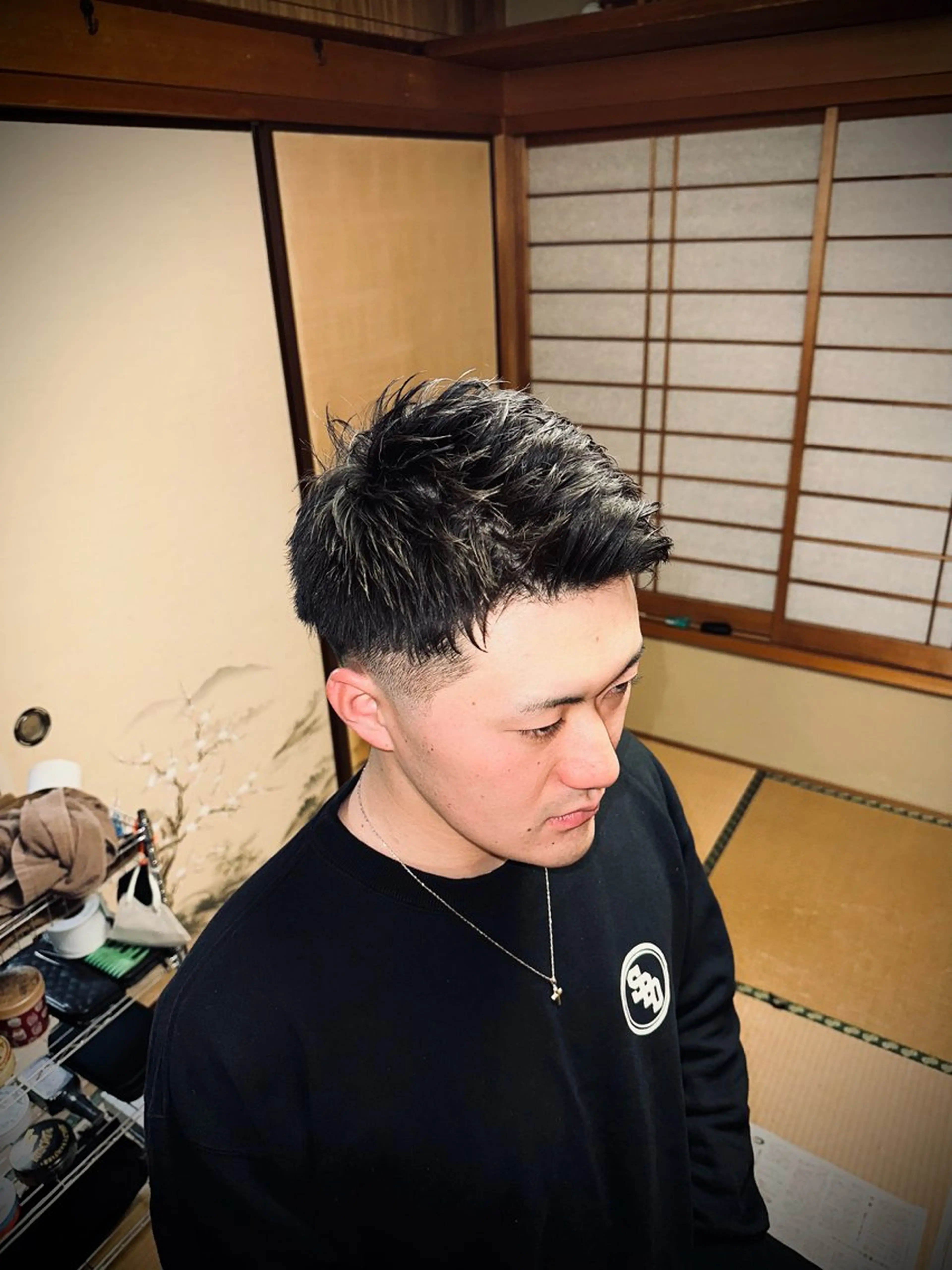 ショート メンズ 岩本 文太のヘアスタイル
