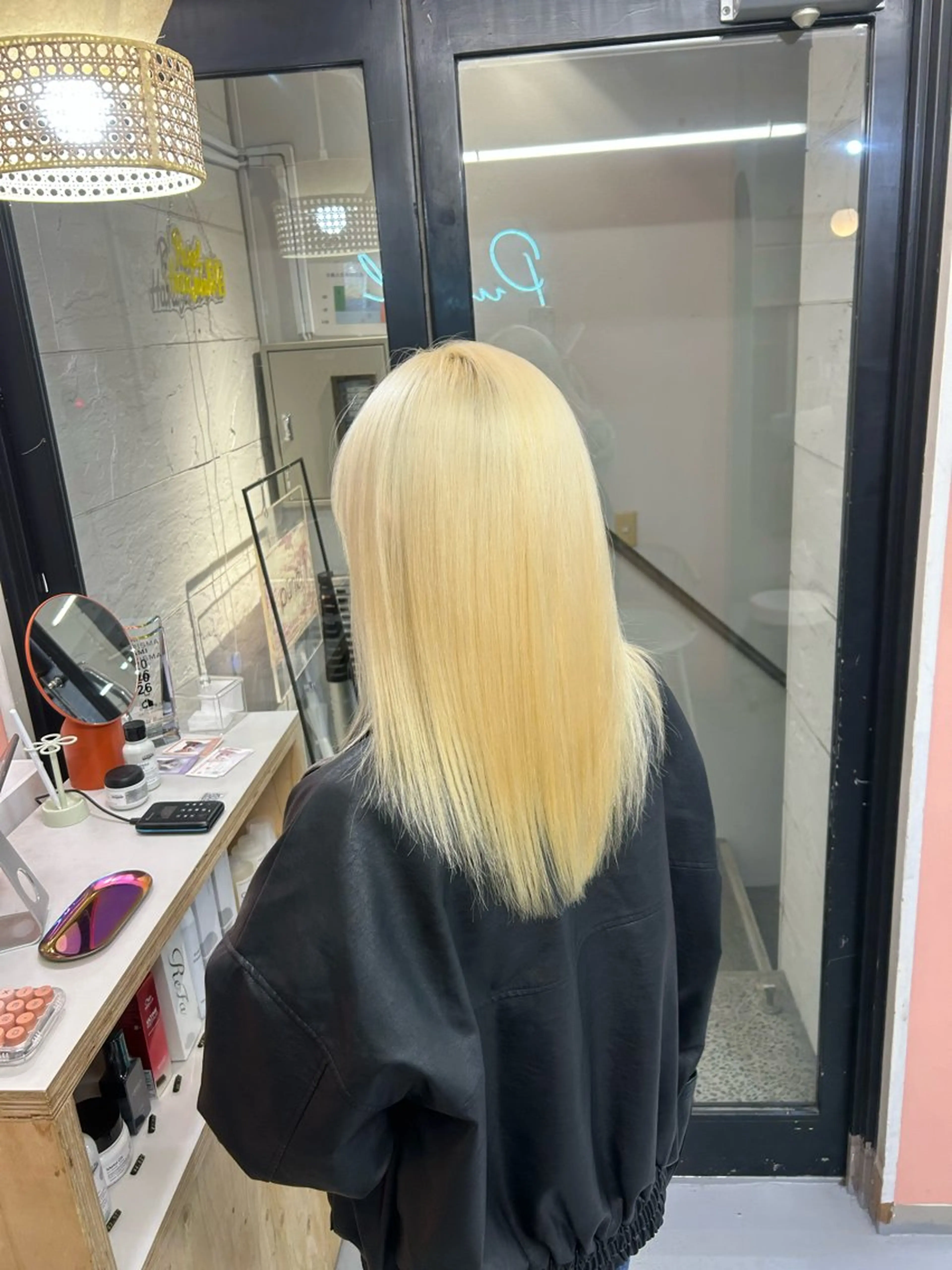 ロング ヘアカラー ダメージレスカラー /ひなののヘアスタイル