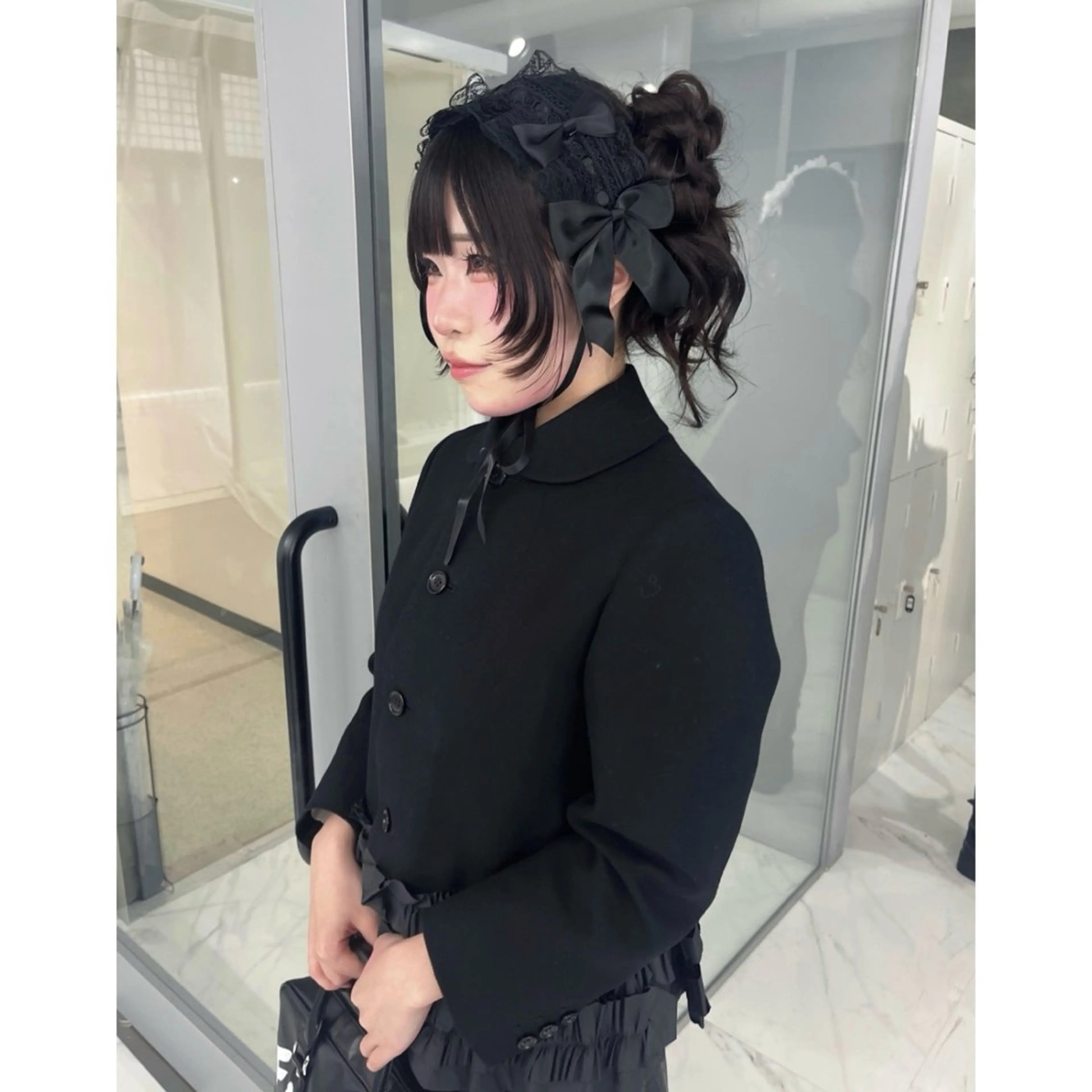 ロング ヘアアレンジ ボブ 髪質改善 レイヤーカット ヘアセット 広香🪽ハイトーン/ レイヤー/ヘアセットのヘアスタイル