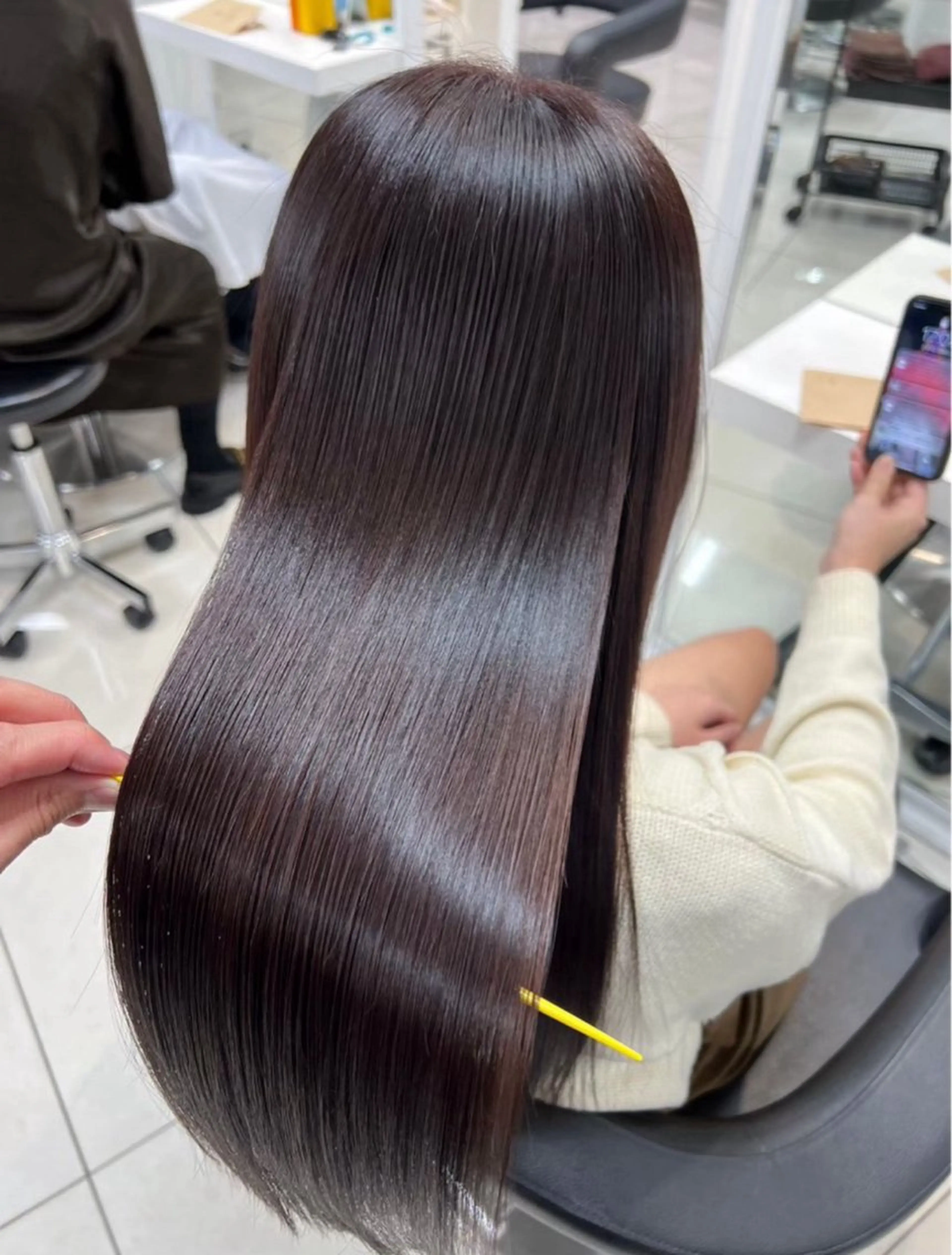 ロング 似合わせカット 💎❄️あやののヘアスタイル