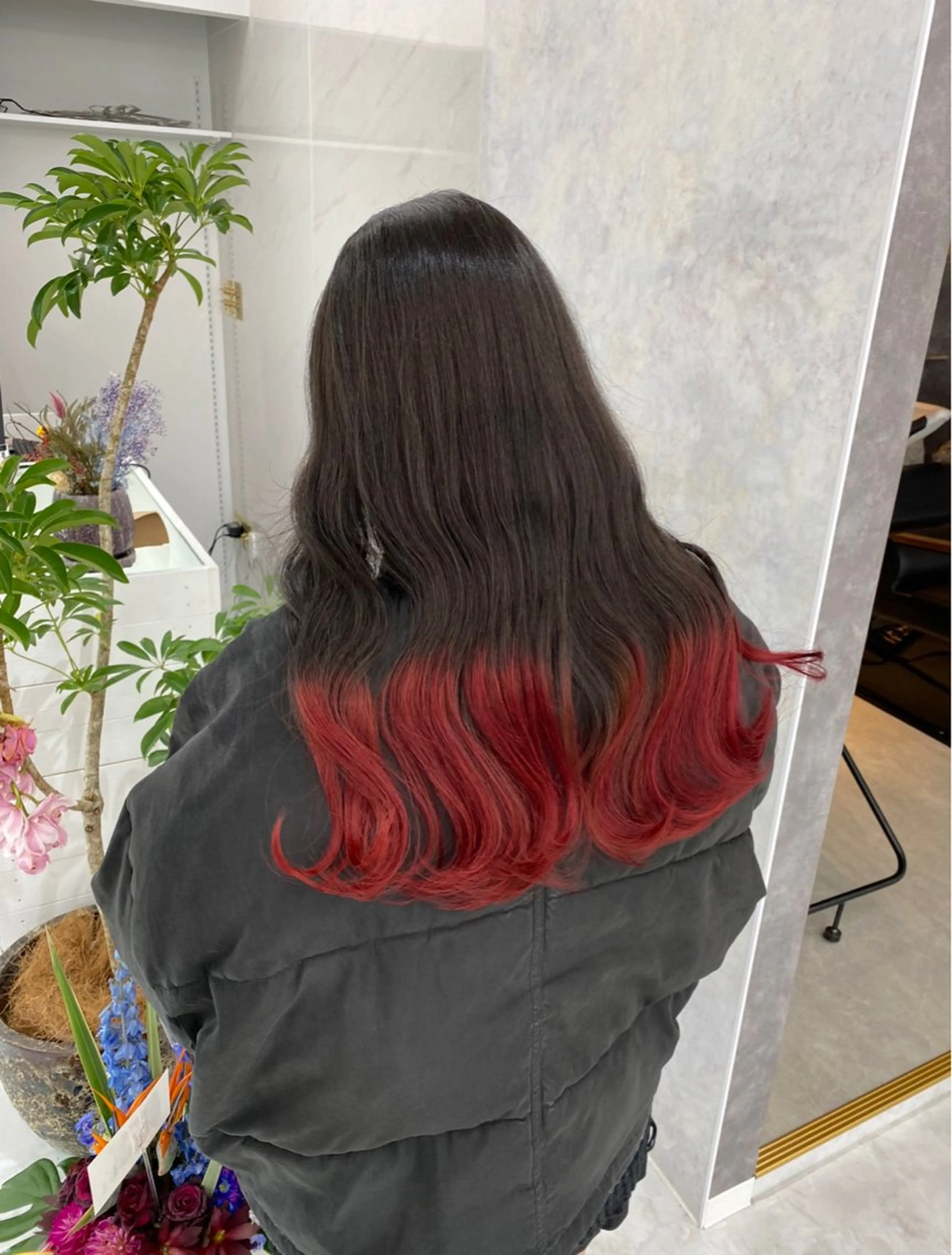 ロング カラー ヘアアレンジ メンズ ハイトーン美容師 MASATOのヘアスタイル