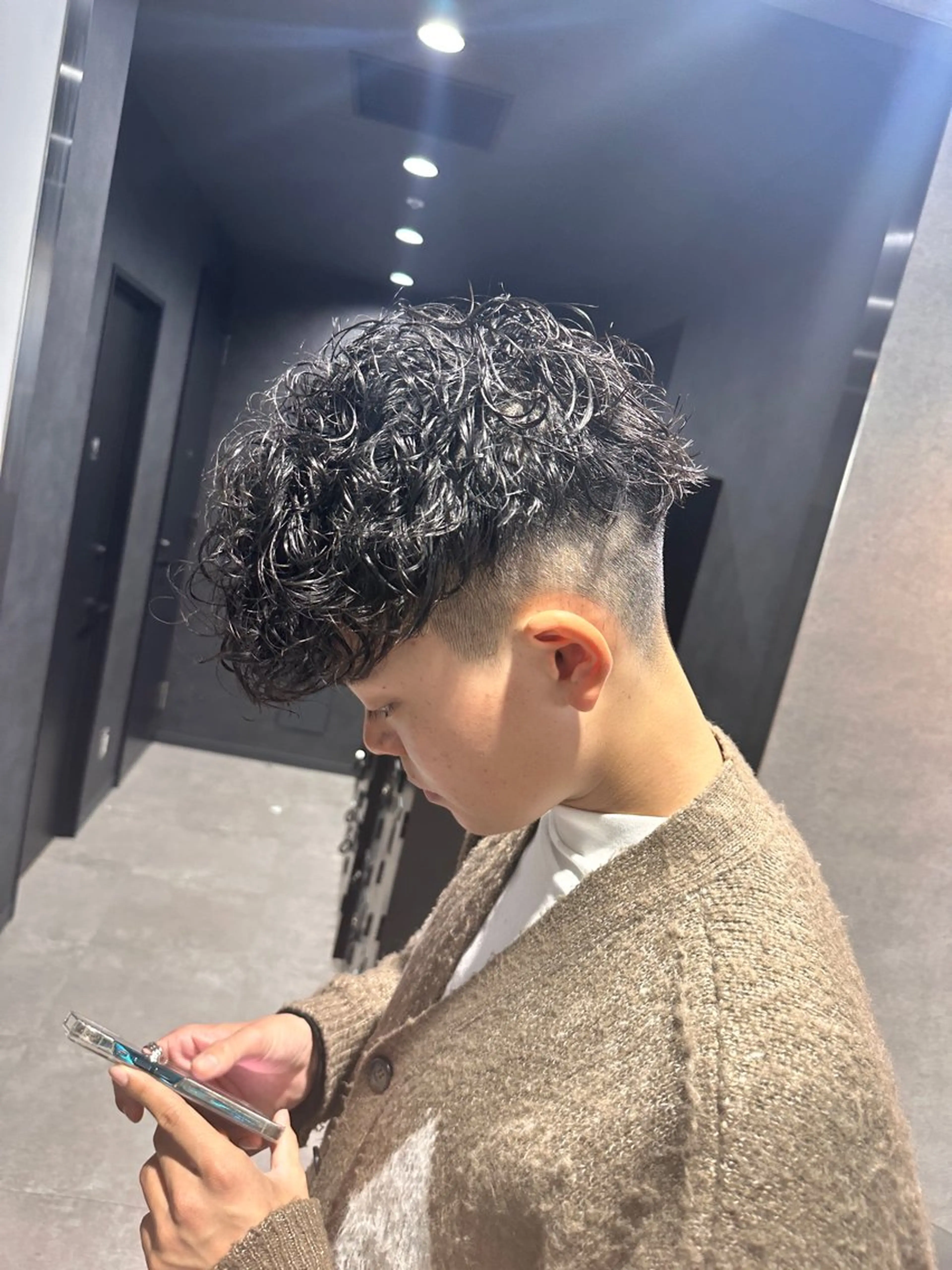 ショート パーマ メンズ 【メンズサロン】 BLUCK 横浜のヘアスタイル