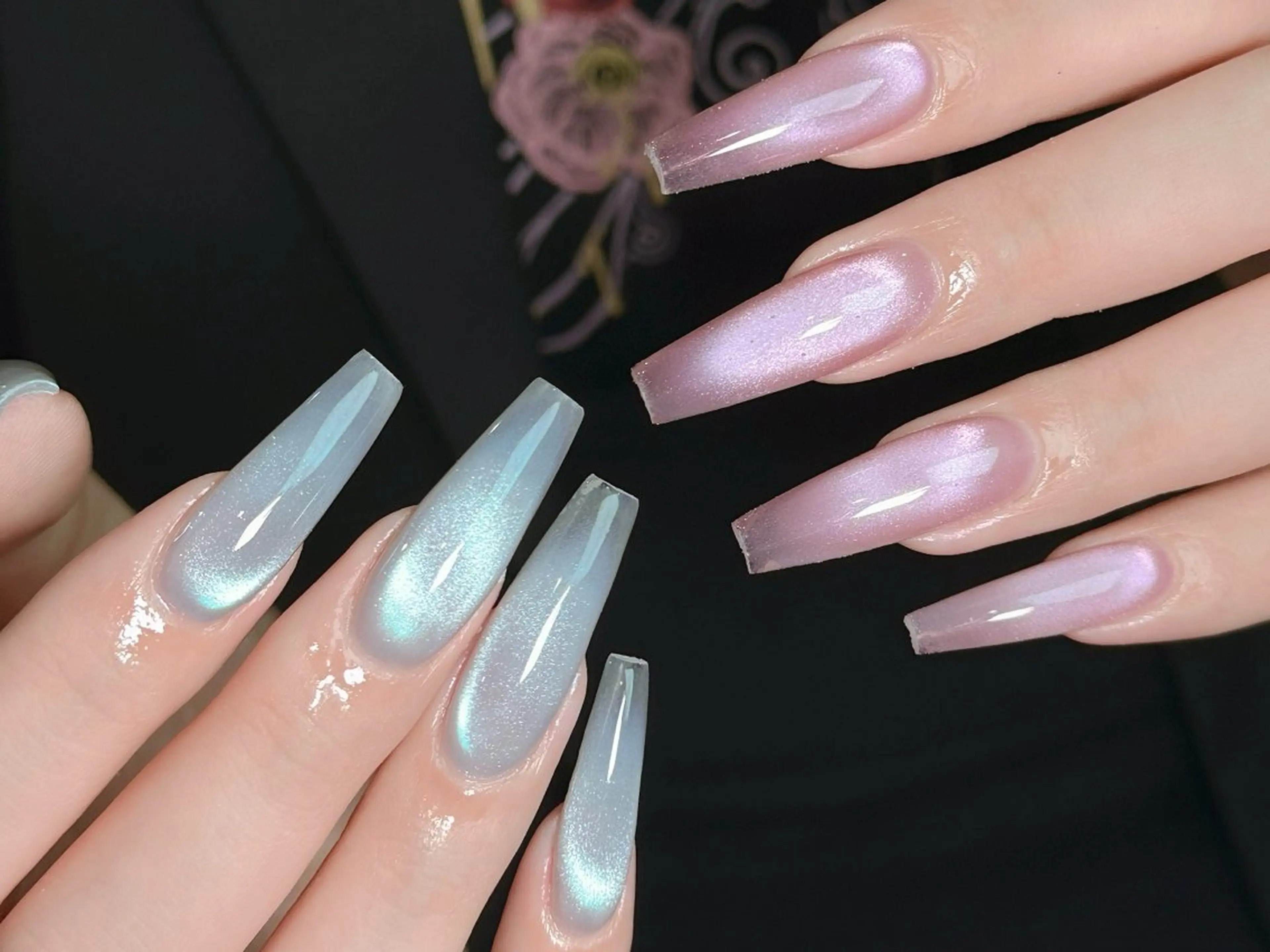 ネイル ハンドネイル Dark honey スカルプ専門原宿店のネイルデザイン