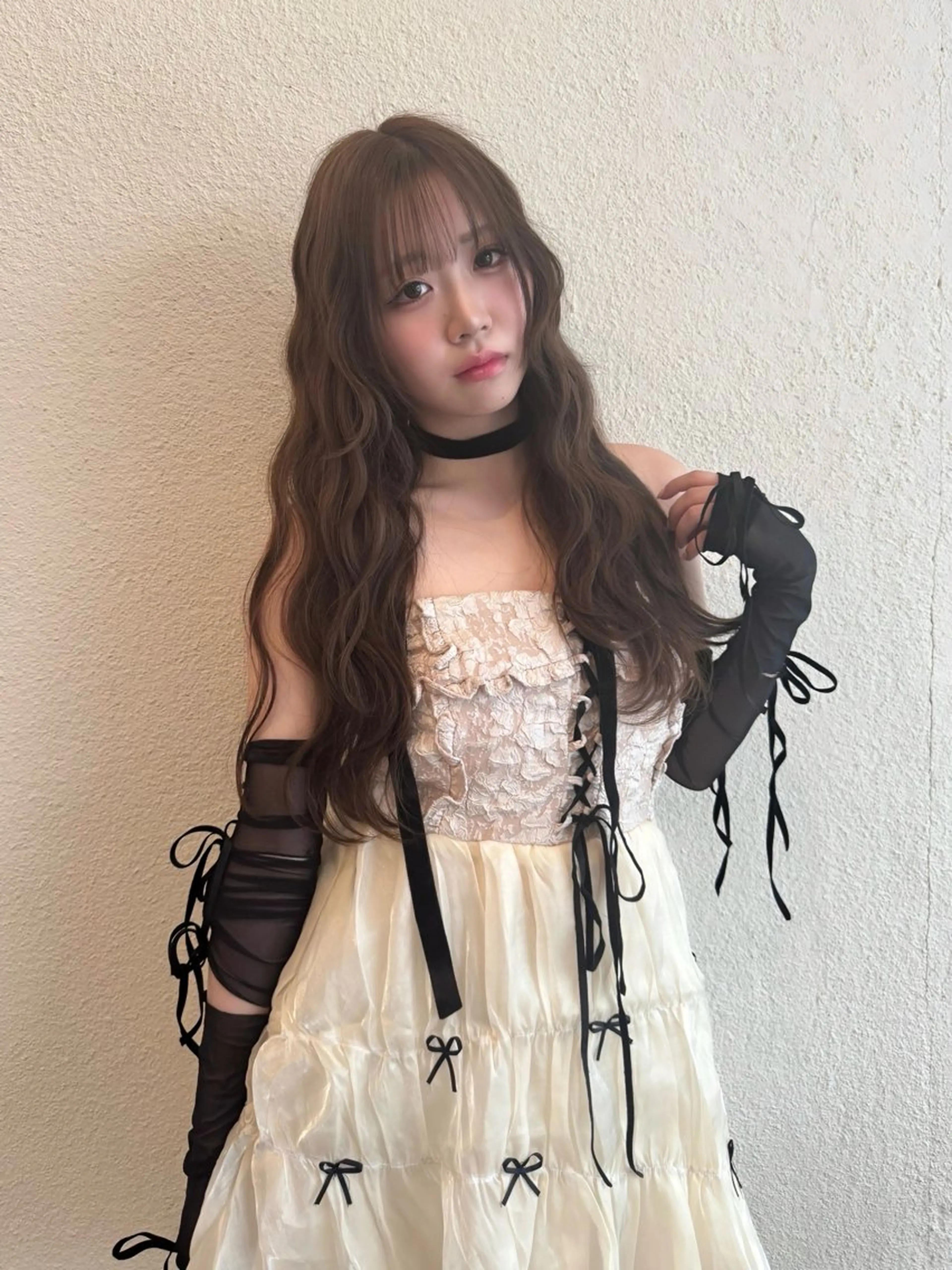 ロング カラー ブリーチ ダブルカラー ブリーチなしカラー カット ヘアカラー 🎀taro ブリーチなしカラーのヘアスタイル