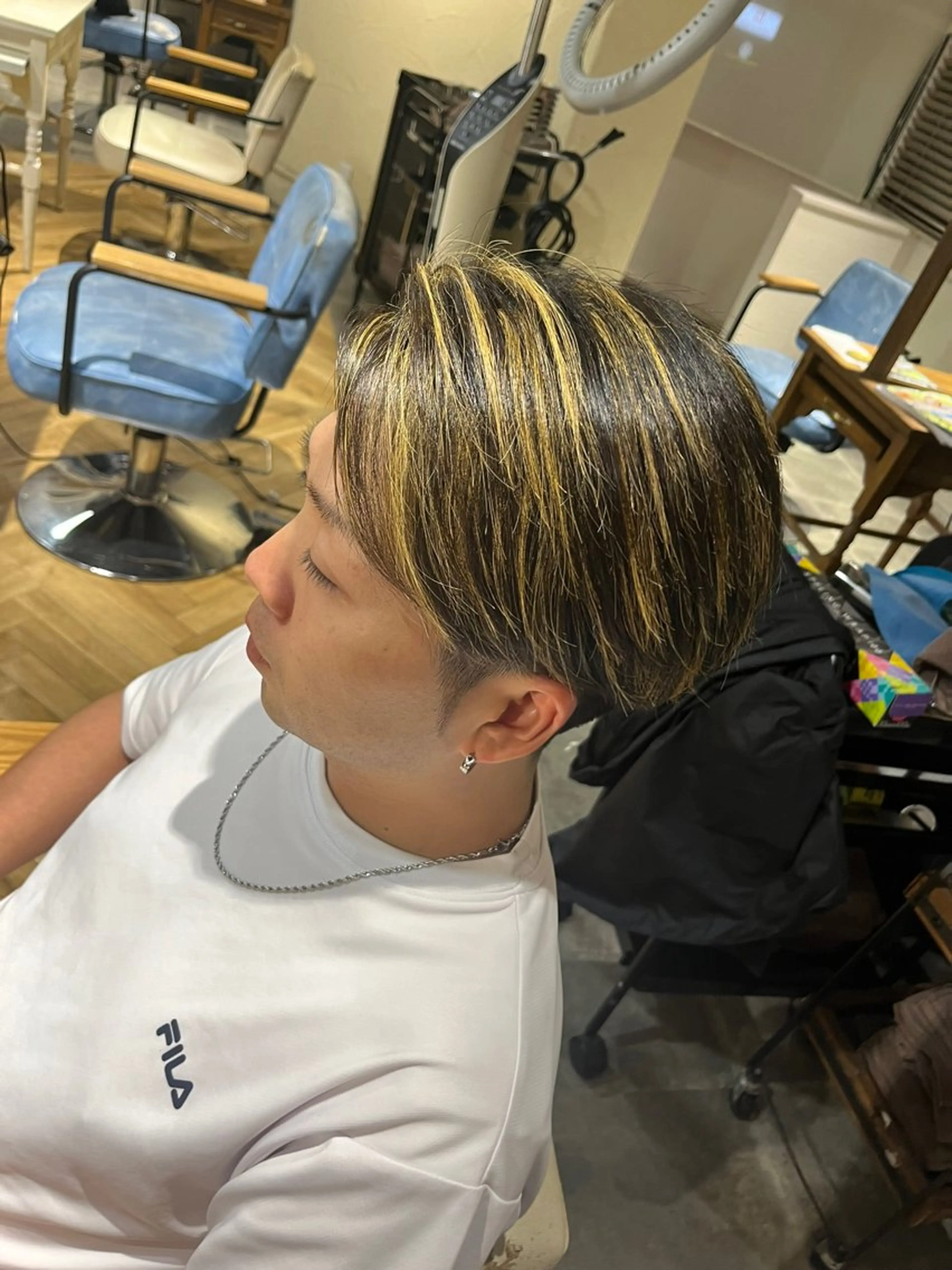 ショート カラー メンズ カット ヘアカラー トリートメント 🫟メンズスタイル 特化型マナ🫟のヘアスタイル