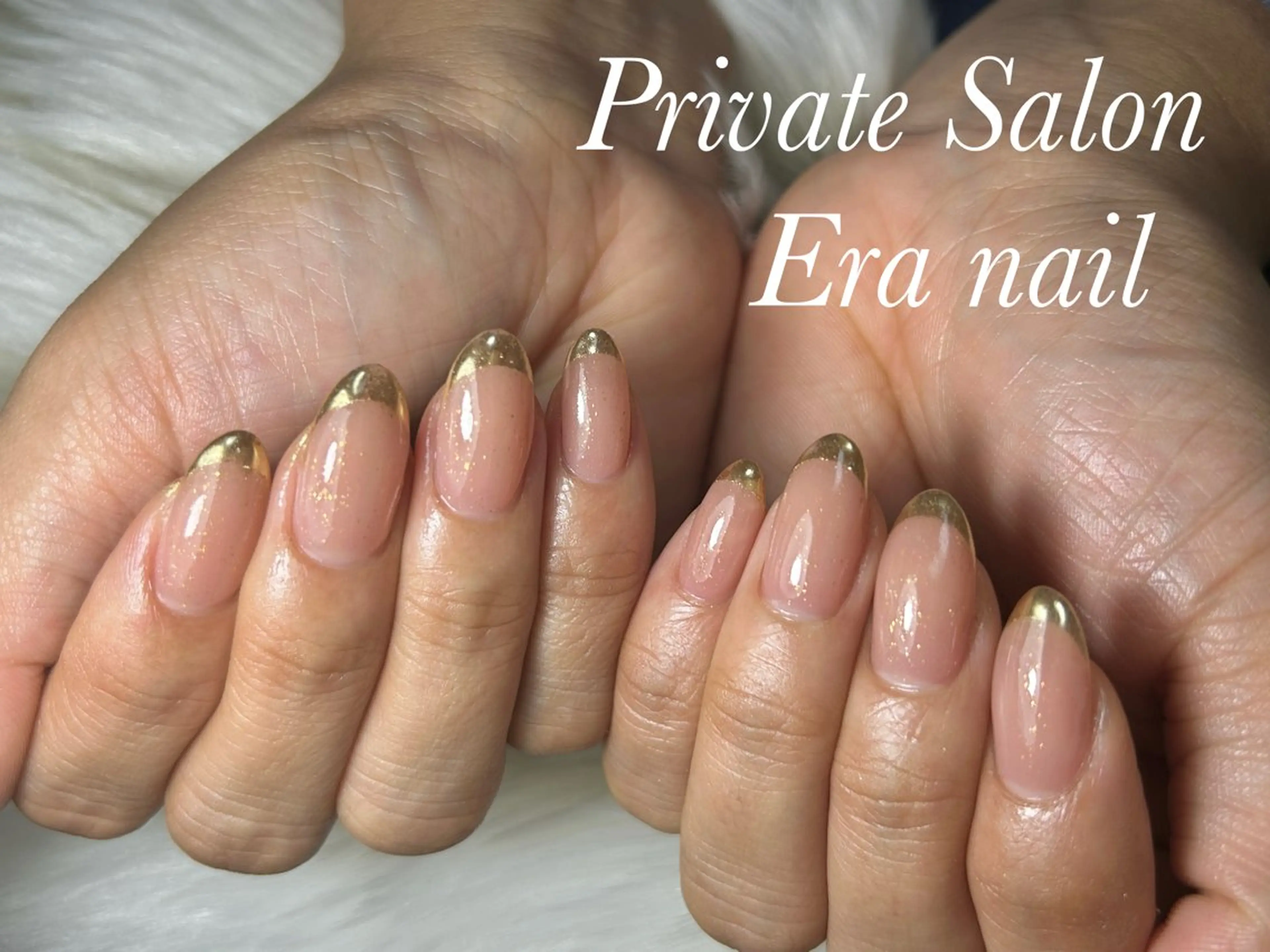 ネイル フレンチネイル ミラーネイル ハンドネイル Era nailのネイルデザイン