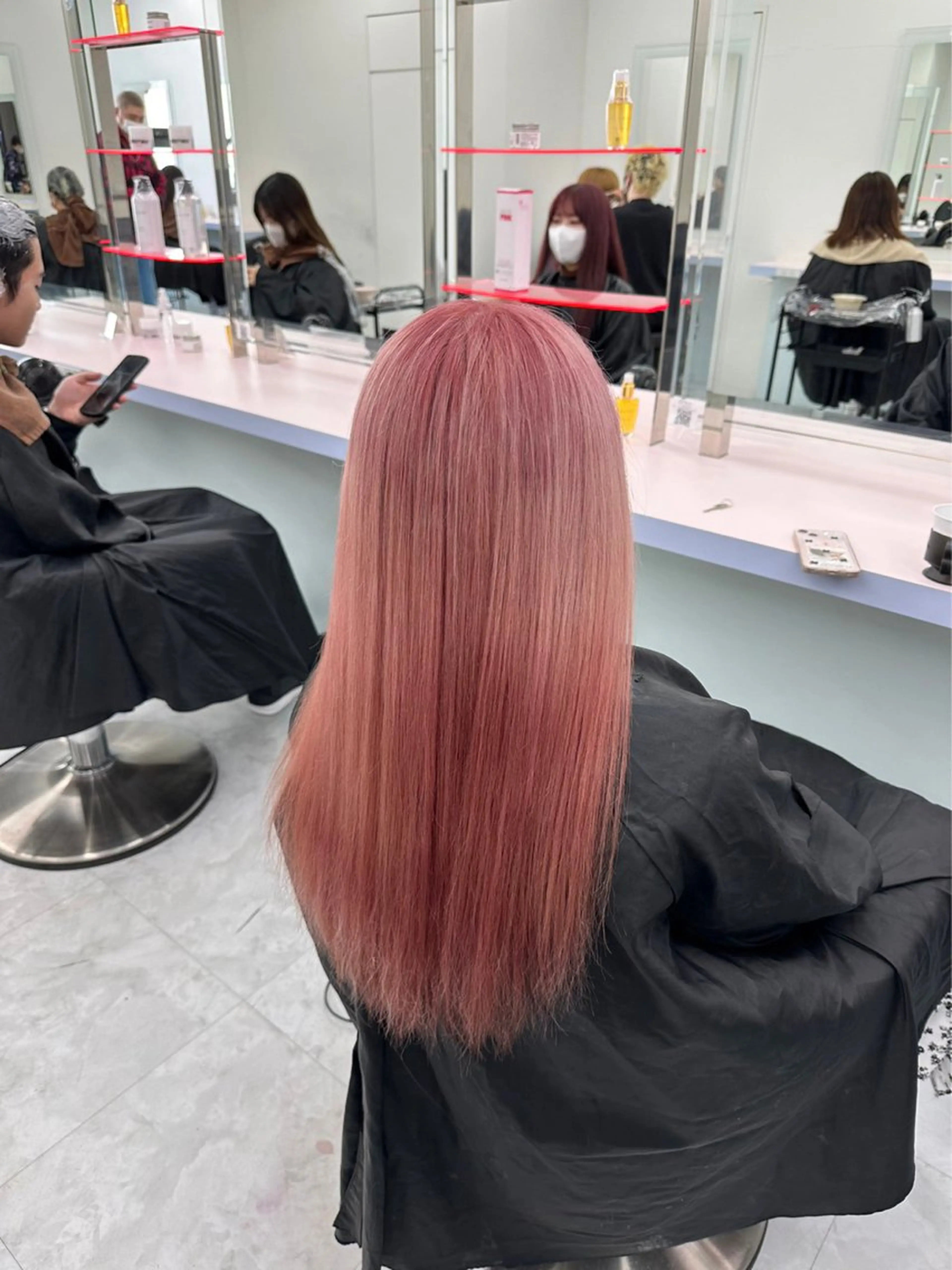 ロング カラー パーマ ヘアアレンジ メンズ 🤍透明感カラー🤍 似合わせ🤍AINEのヘアスタイル