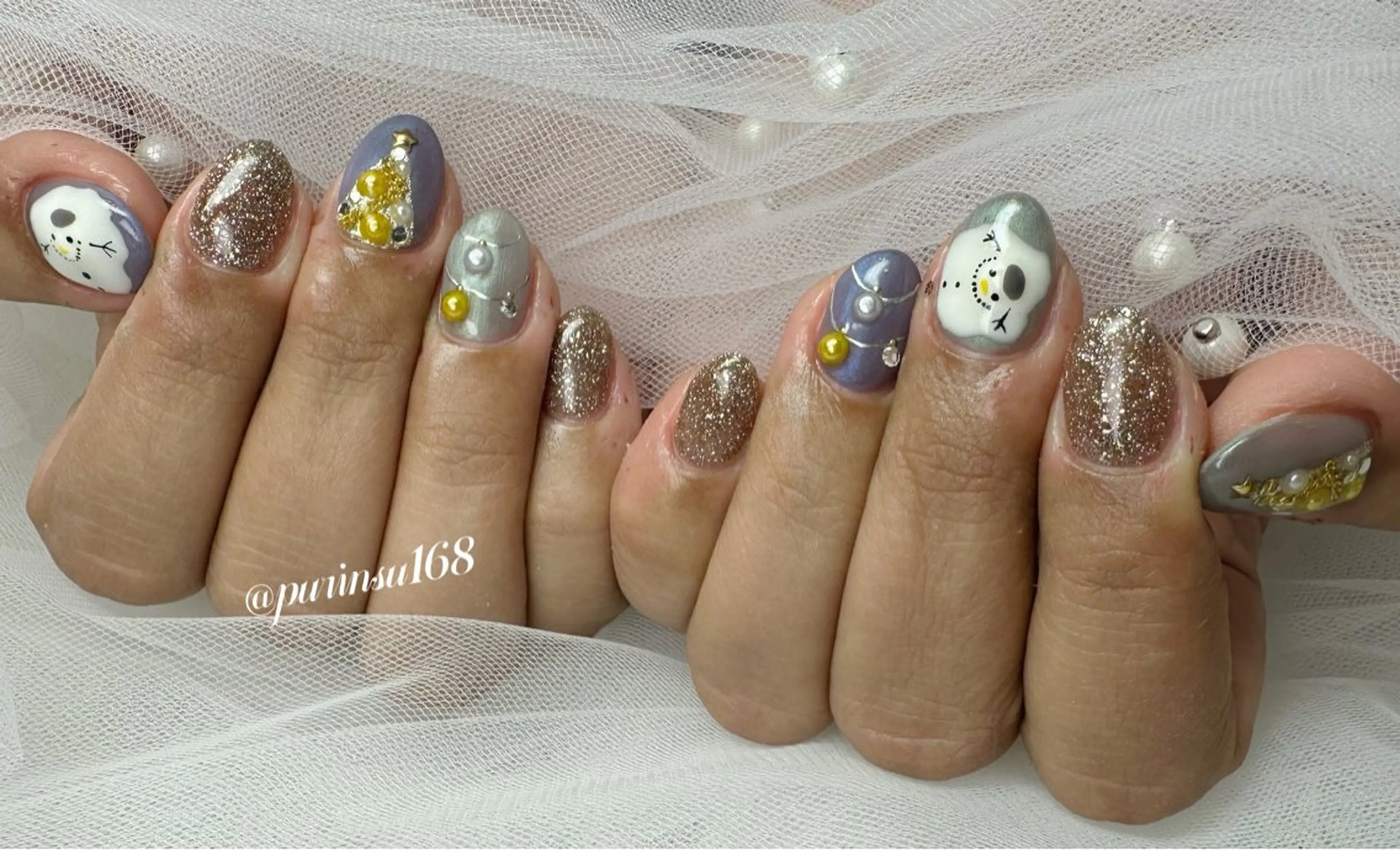 ネイル ハンドネイル 🎀ネイルサロン RIRI🎀のネイルデザイン