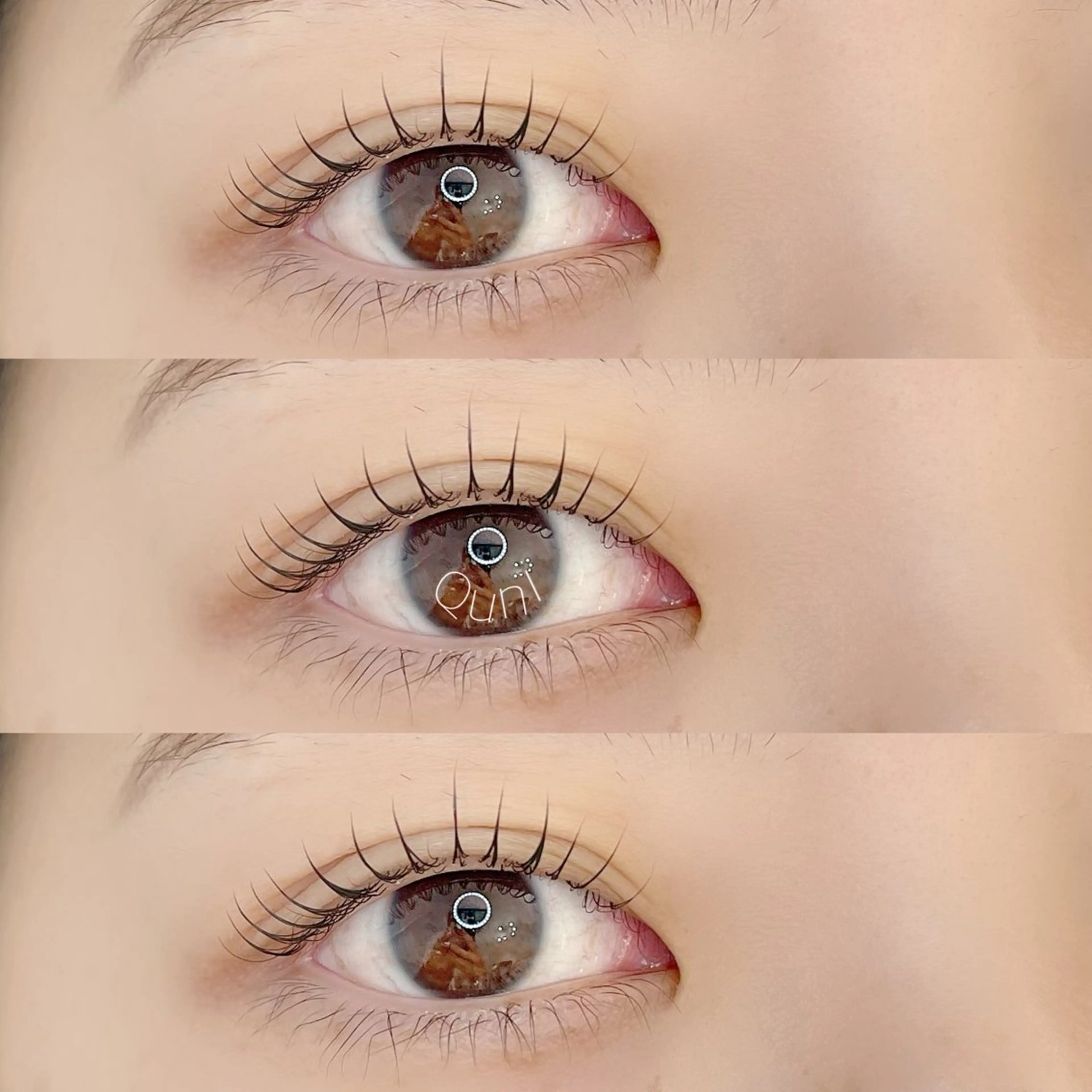 マツエク・マツパ Quni ☁️のマツエク・マツパデザイン