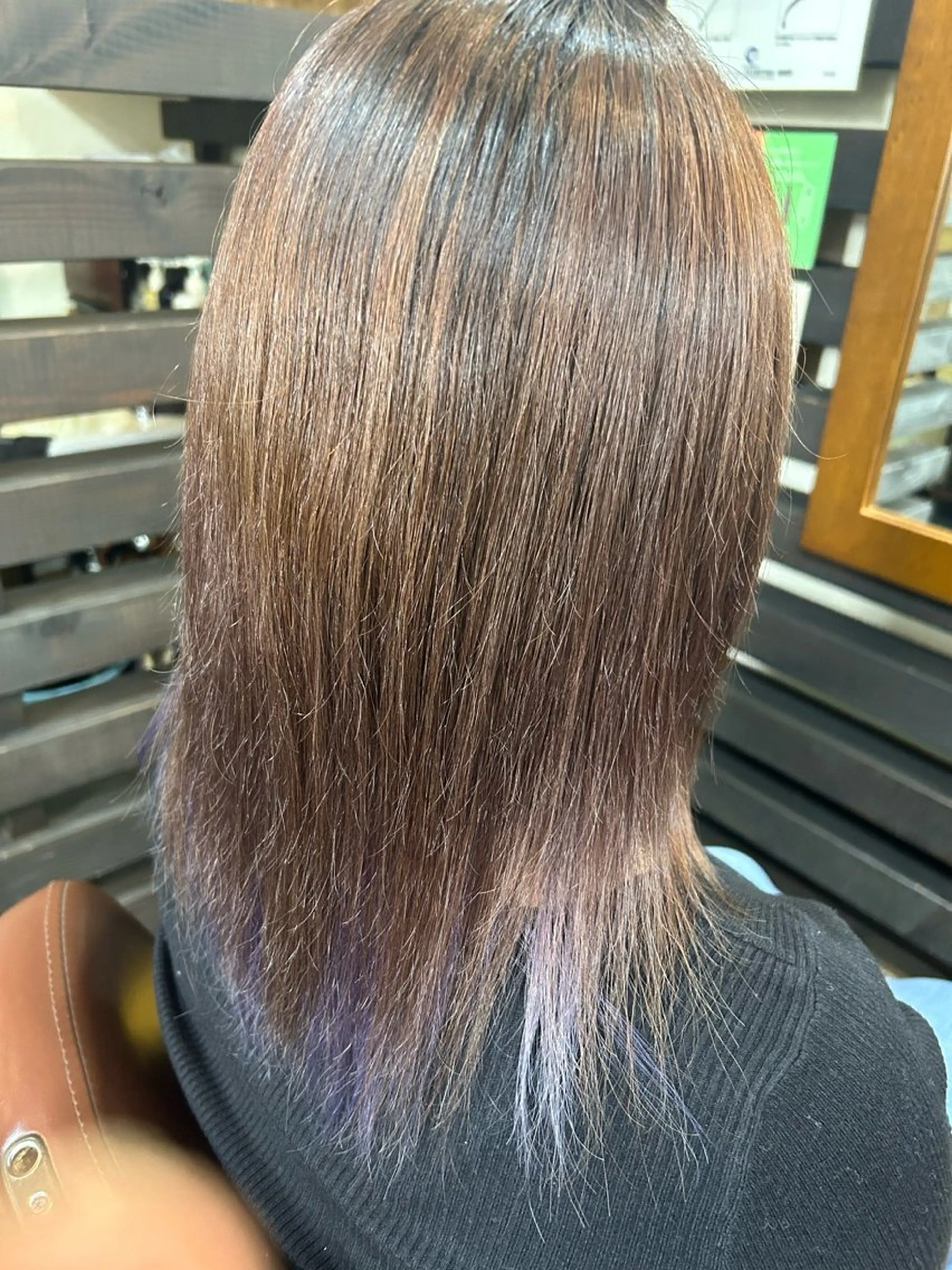 セミロング くせ毛 トリートメント 竹内 幸生のヘアスタイル