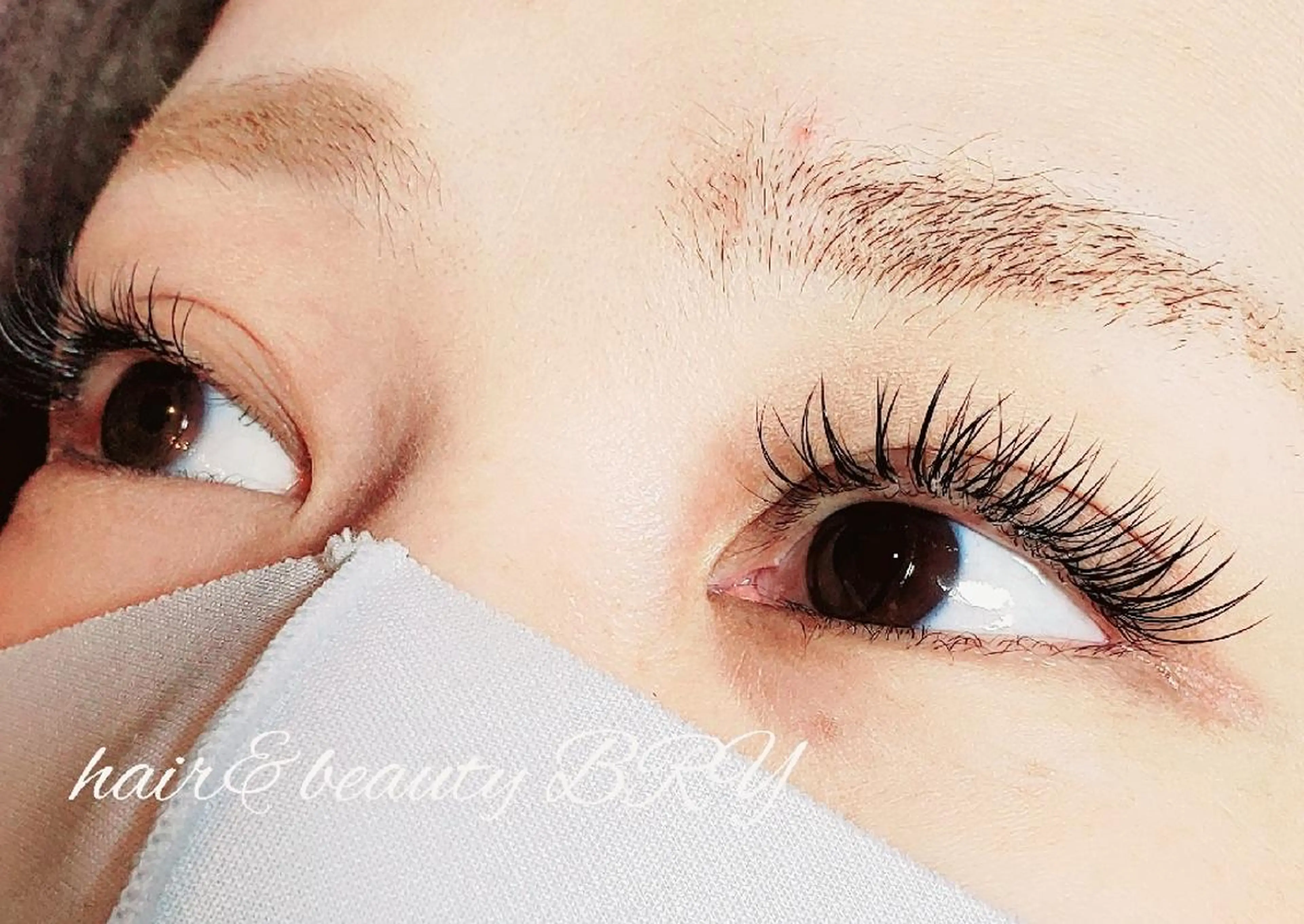 マツエク・マツパ 付け放題 バインドロック カラーマツエク フラットラッシュ ボリュームラッシュ マツエク Hair＆beauty BRY所属・hair& beauty BRYのマツエク・マツパデザイン