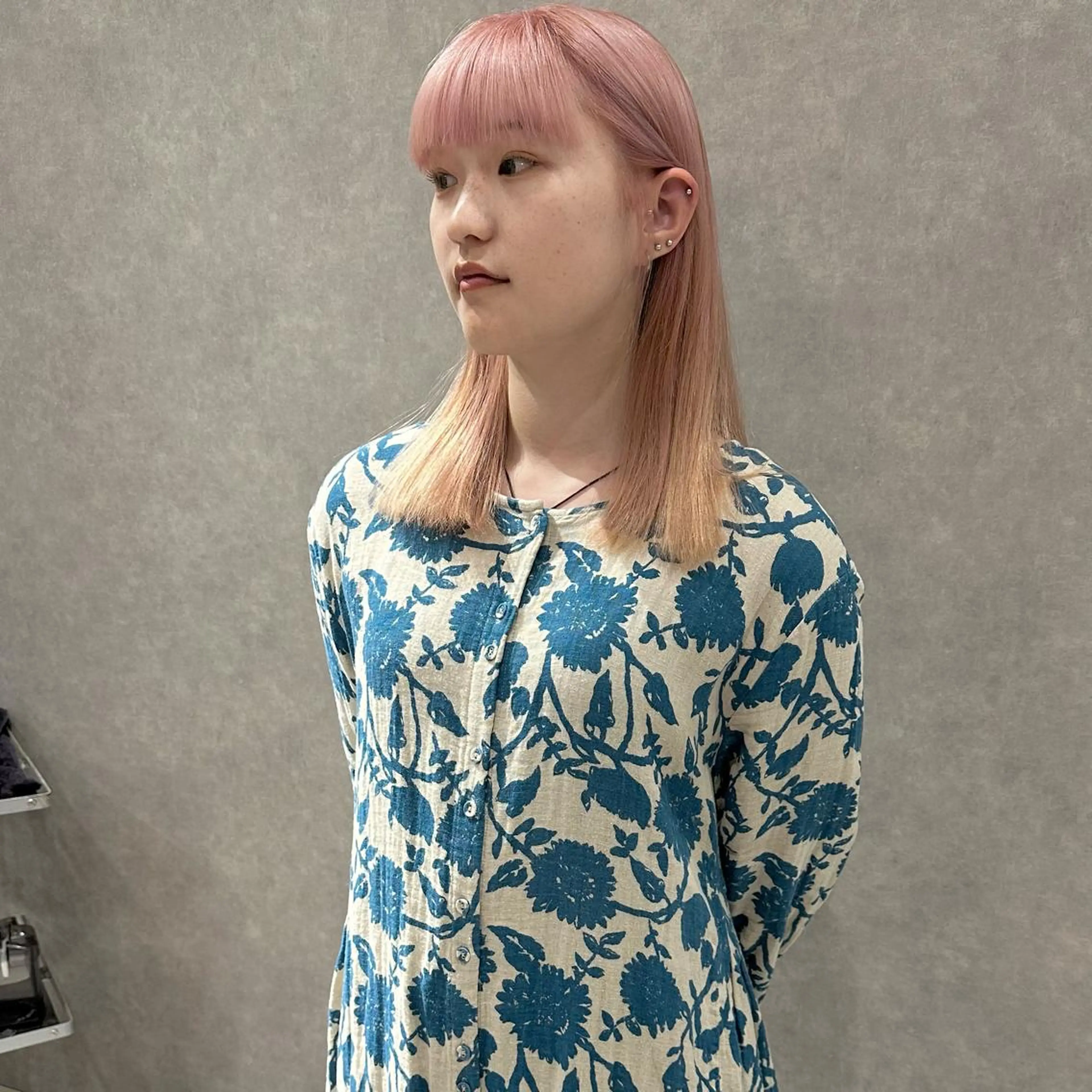 ミディアム カラー はちすか るかのヘアスタイル