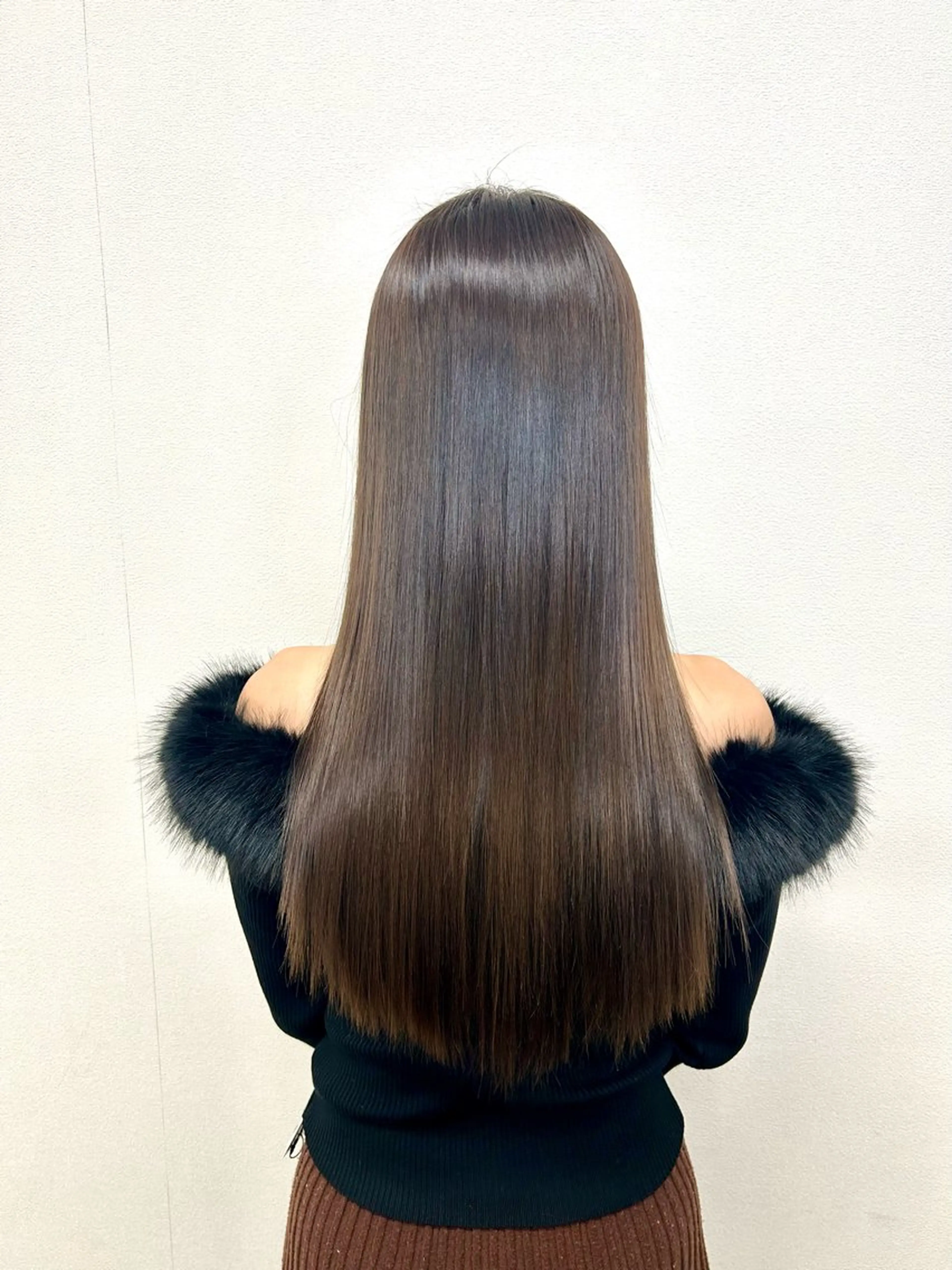 ロング カラー トリートメント ninaアイドル前髪 ×透明感🎀のヘアスタイル