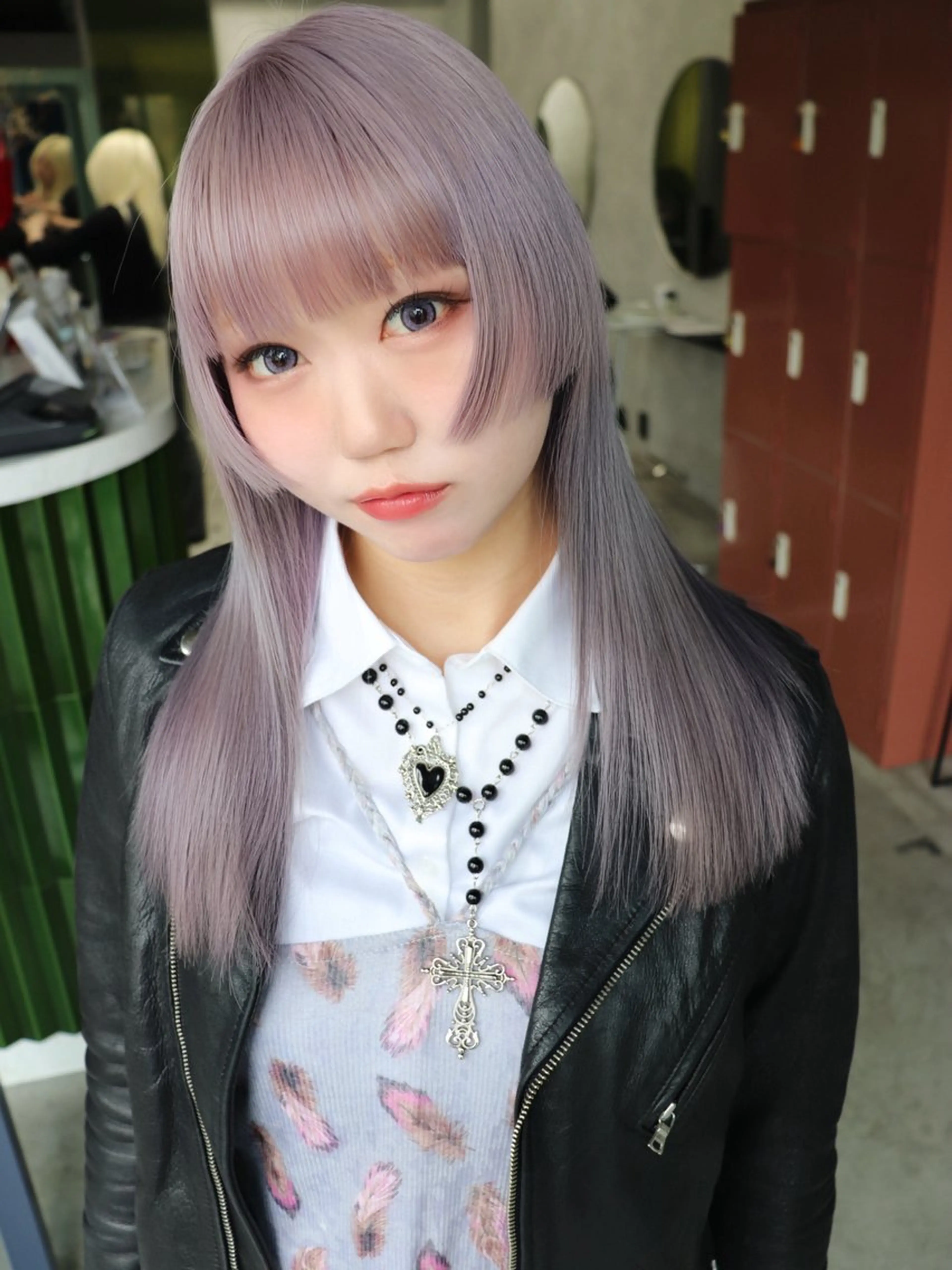 ロング カラー ヘアカラー トリートメント ヘアセット 🧡色落ちまで2度綺 麗なカラー🧡ヨシキのヘアスタイル