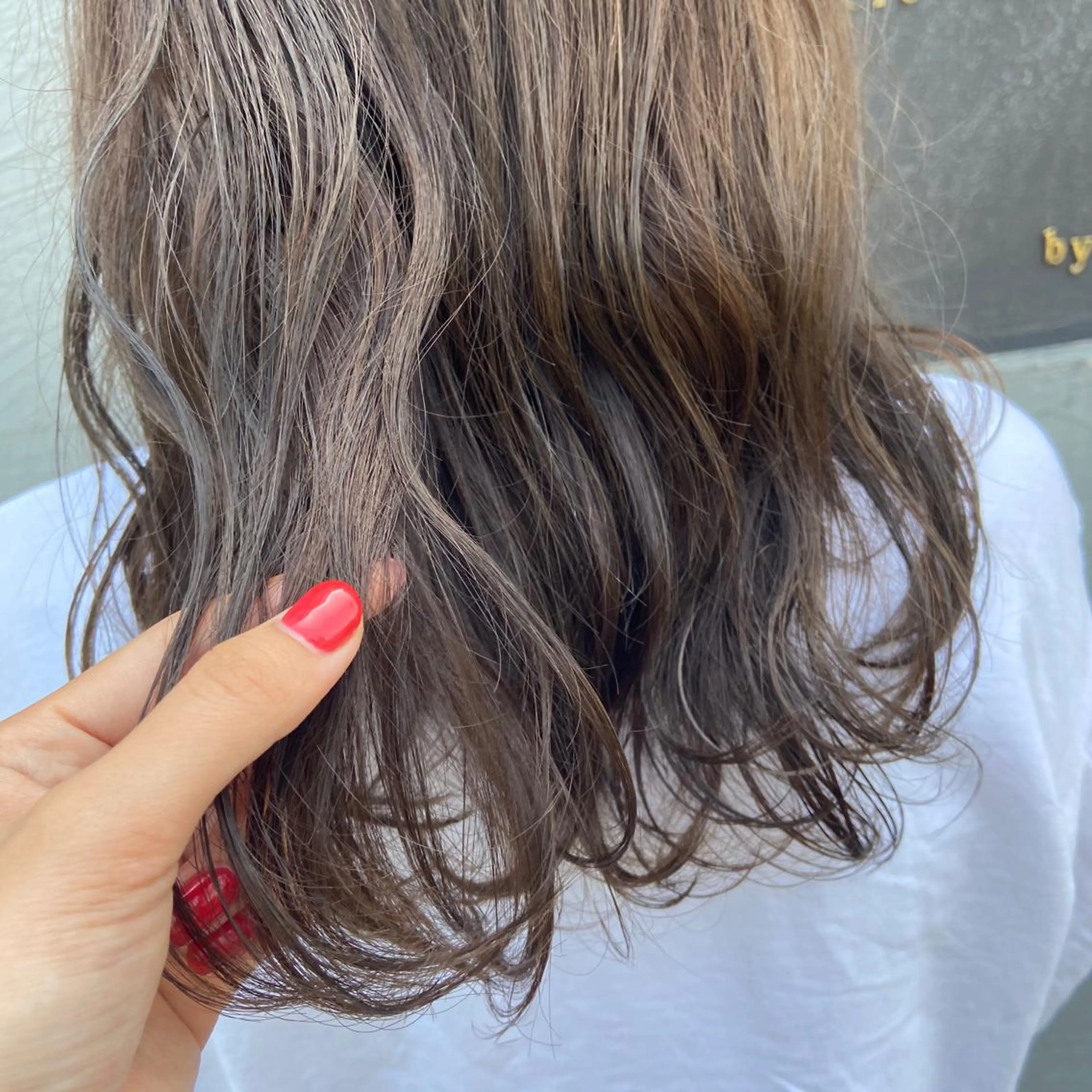 セミロング カラー 🫧🍋ダブルカラー 🍋mizuhoのヘアスタイル