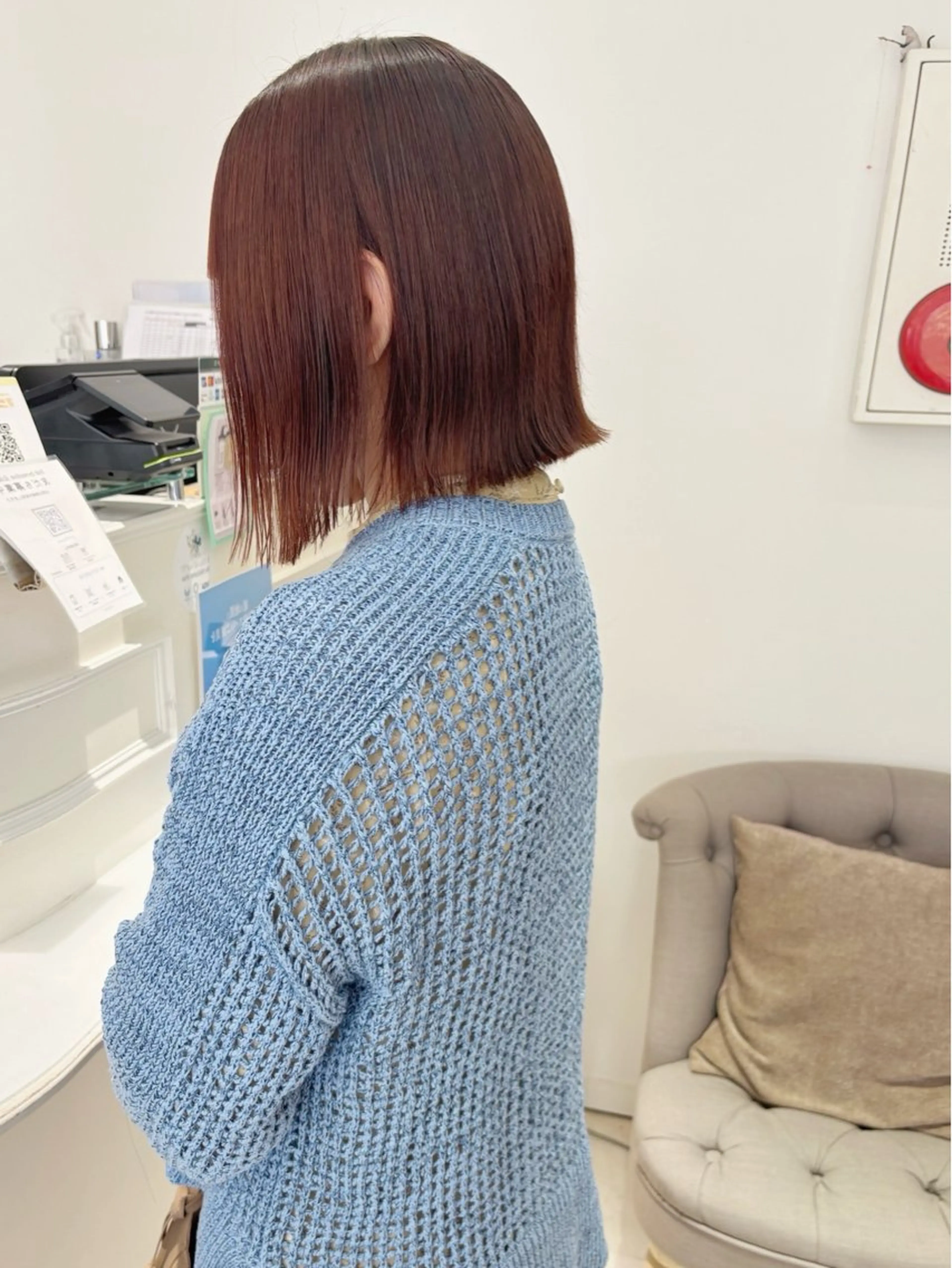 ショート カラー カット ヘアカラー トリートメント 齋藤 咲のヘアスタイル