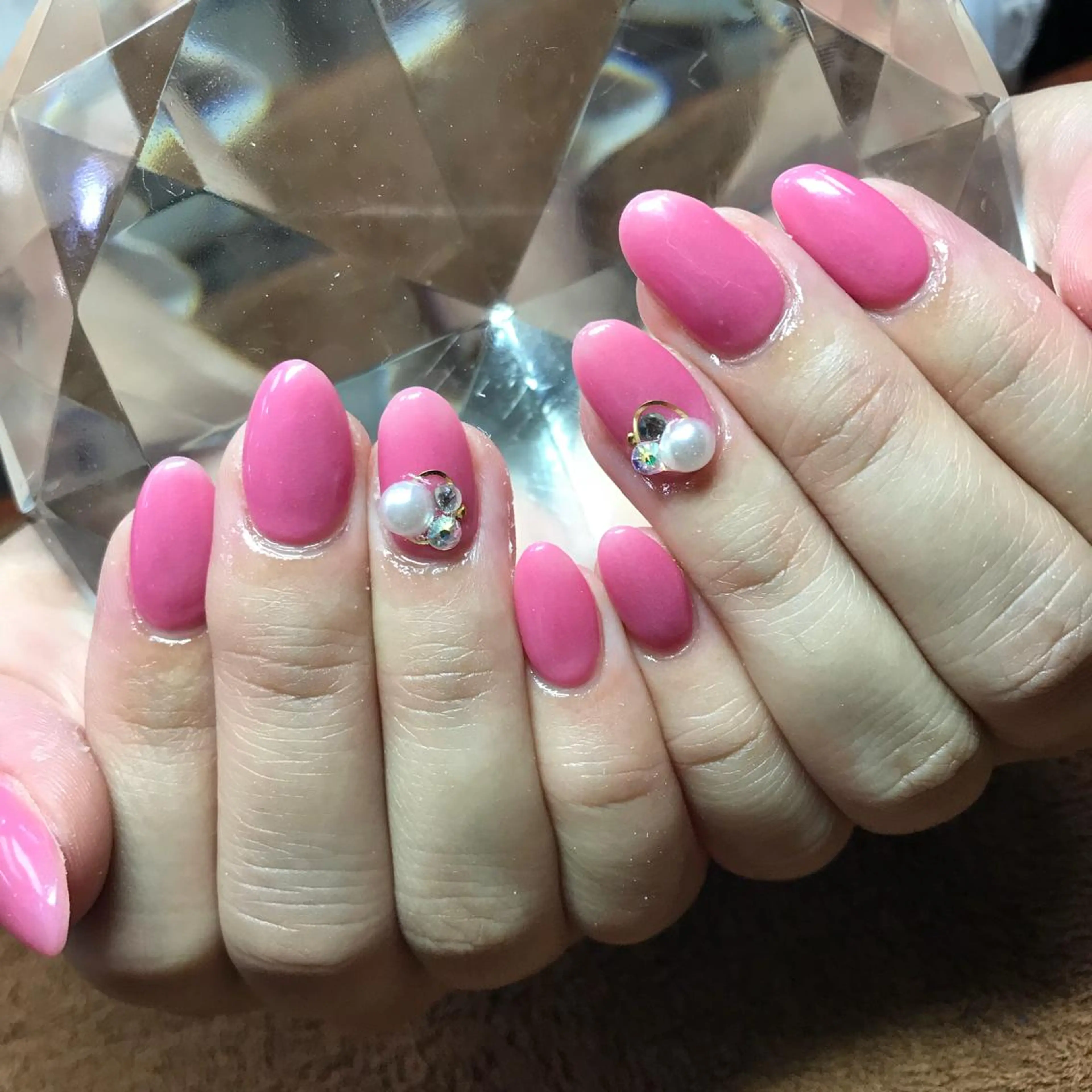 ショート ネイル アートネイル ワンカラーネイル 《LB》ラブリエ Nail&eyeのマツエク・マツパデザイン