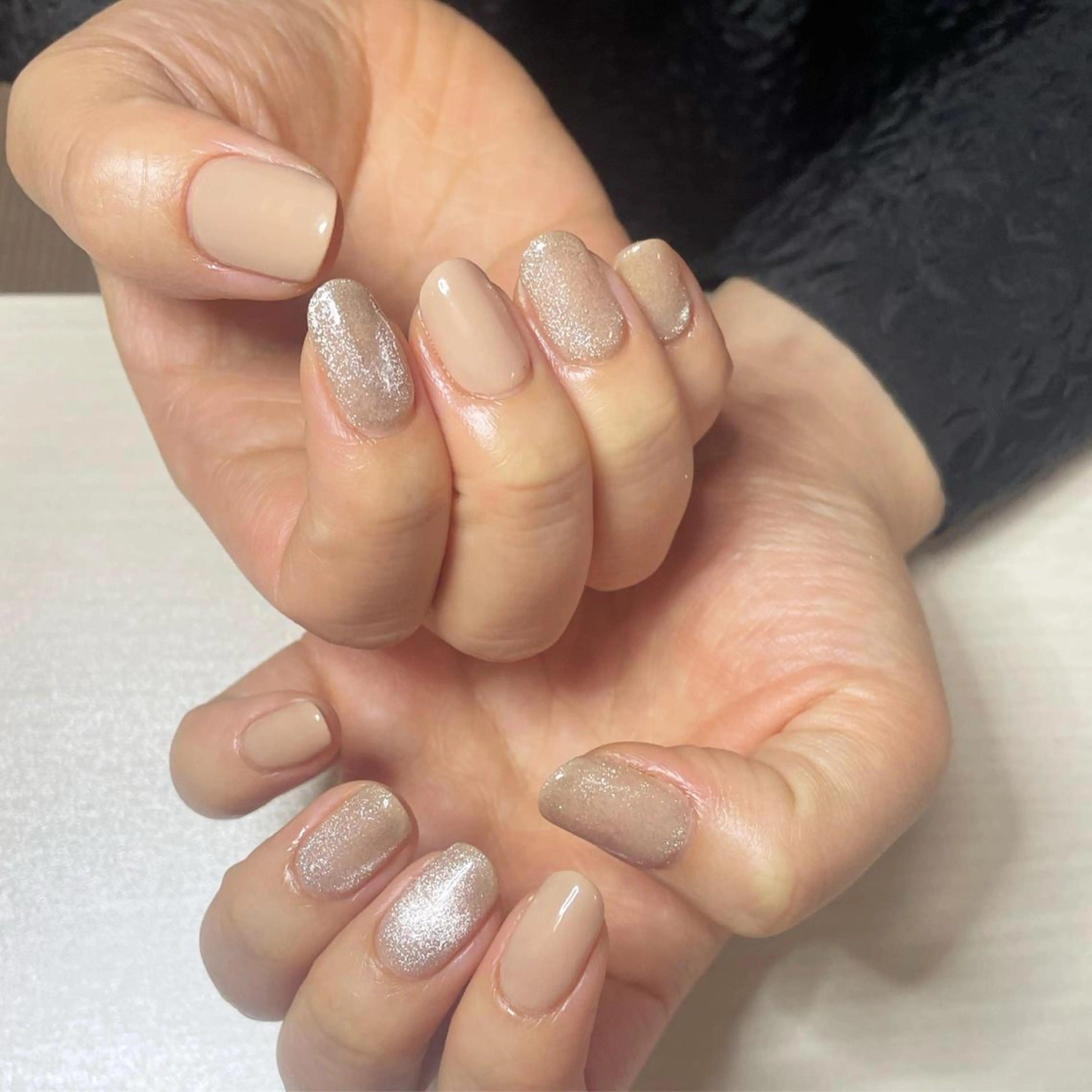 ネイル マグネットネイル ワンカラーネイル Canola namikaのネイルデザイン