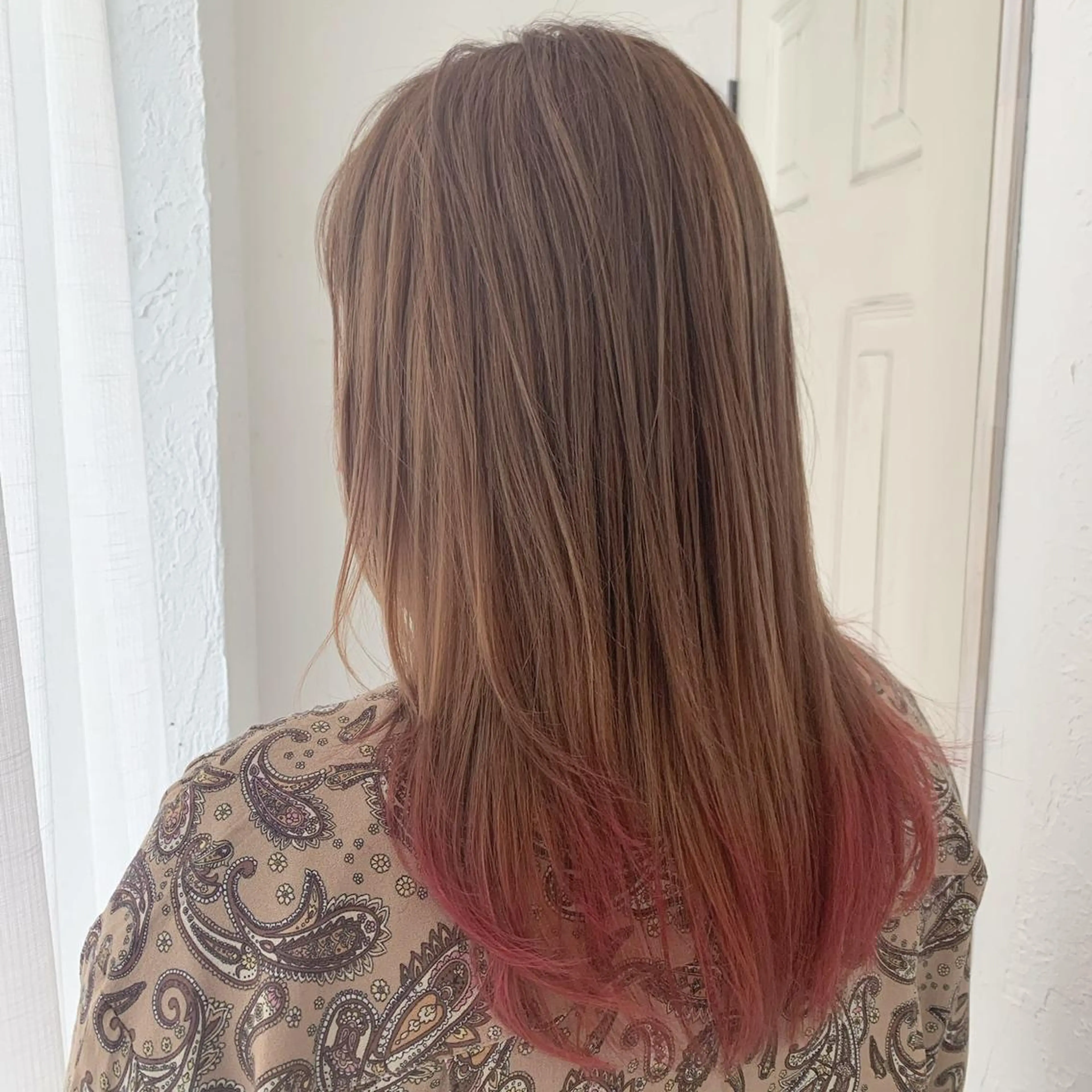 ロング カラー fio マナミのヘアスタイル