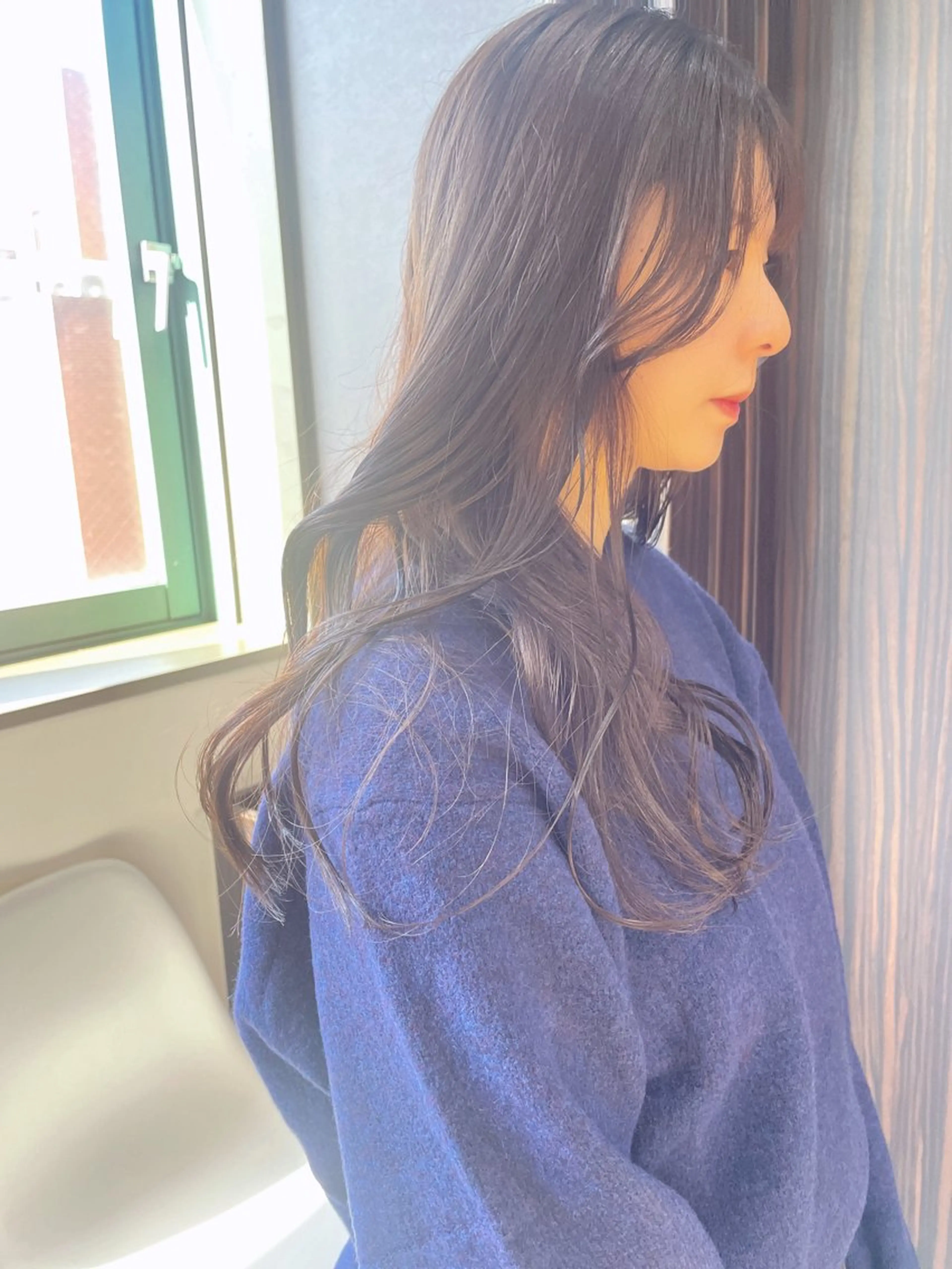 ロング カラー レイヤーカット AIRI layer cut hairのヘアスタイル
