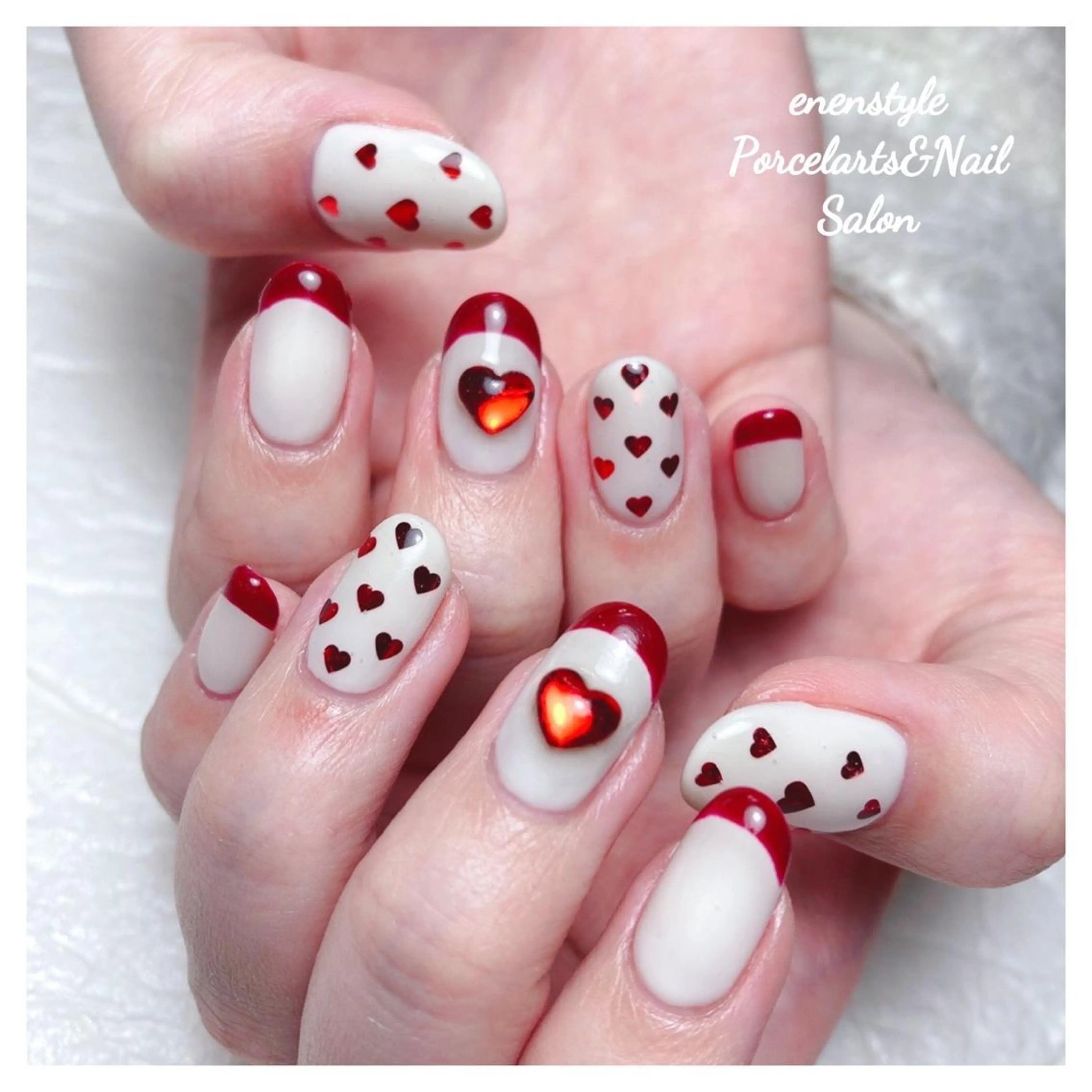 ミディアム ネイル 👑enen style👑のネイルデザイン