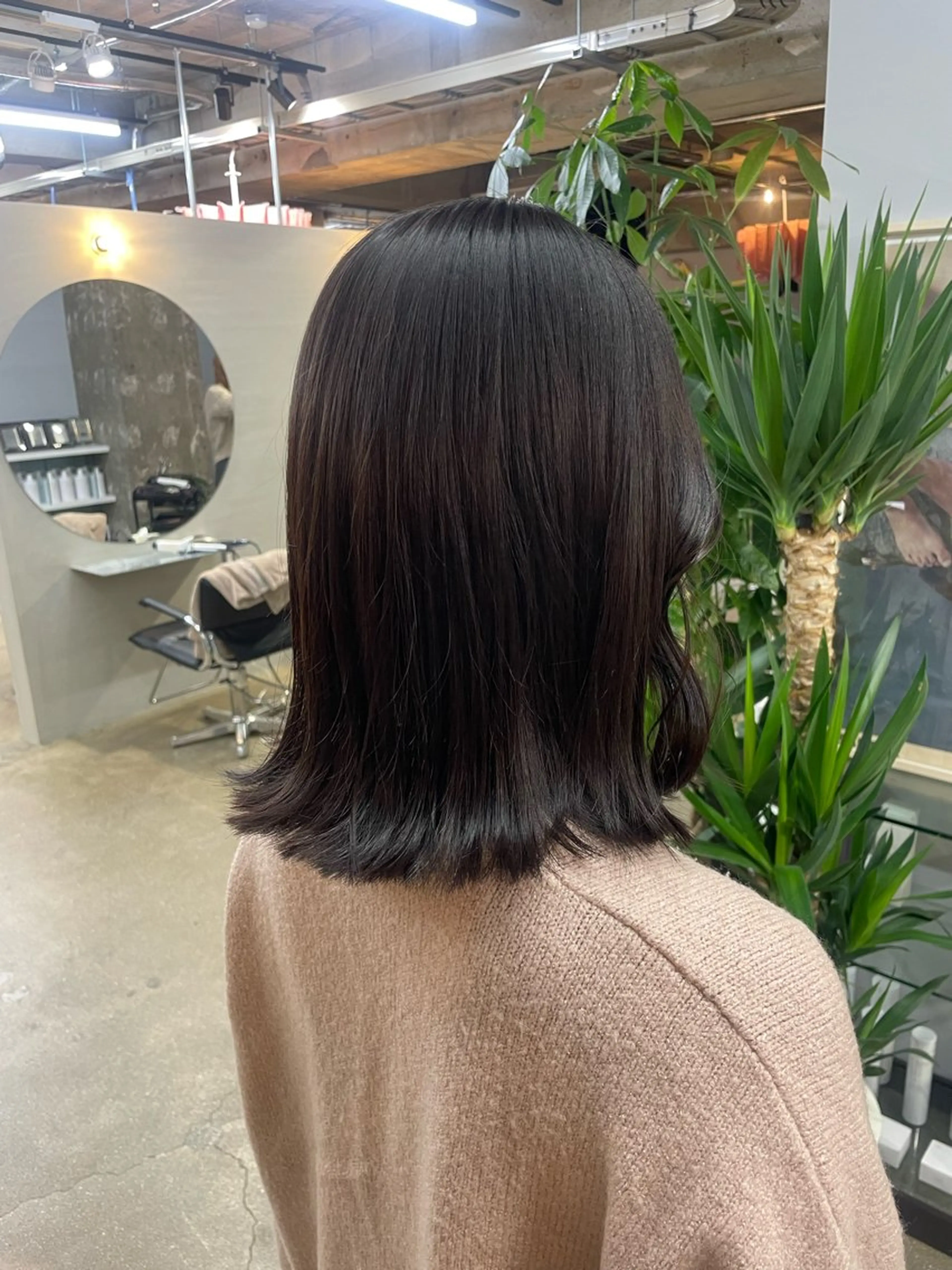 ミディアム cuore/ みく/艶カラーのヘアスタイル