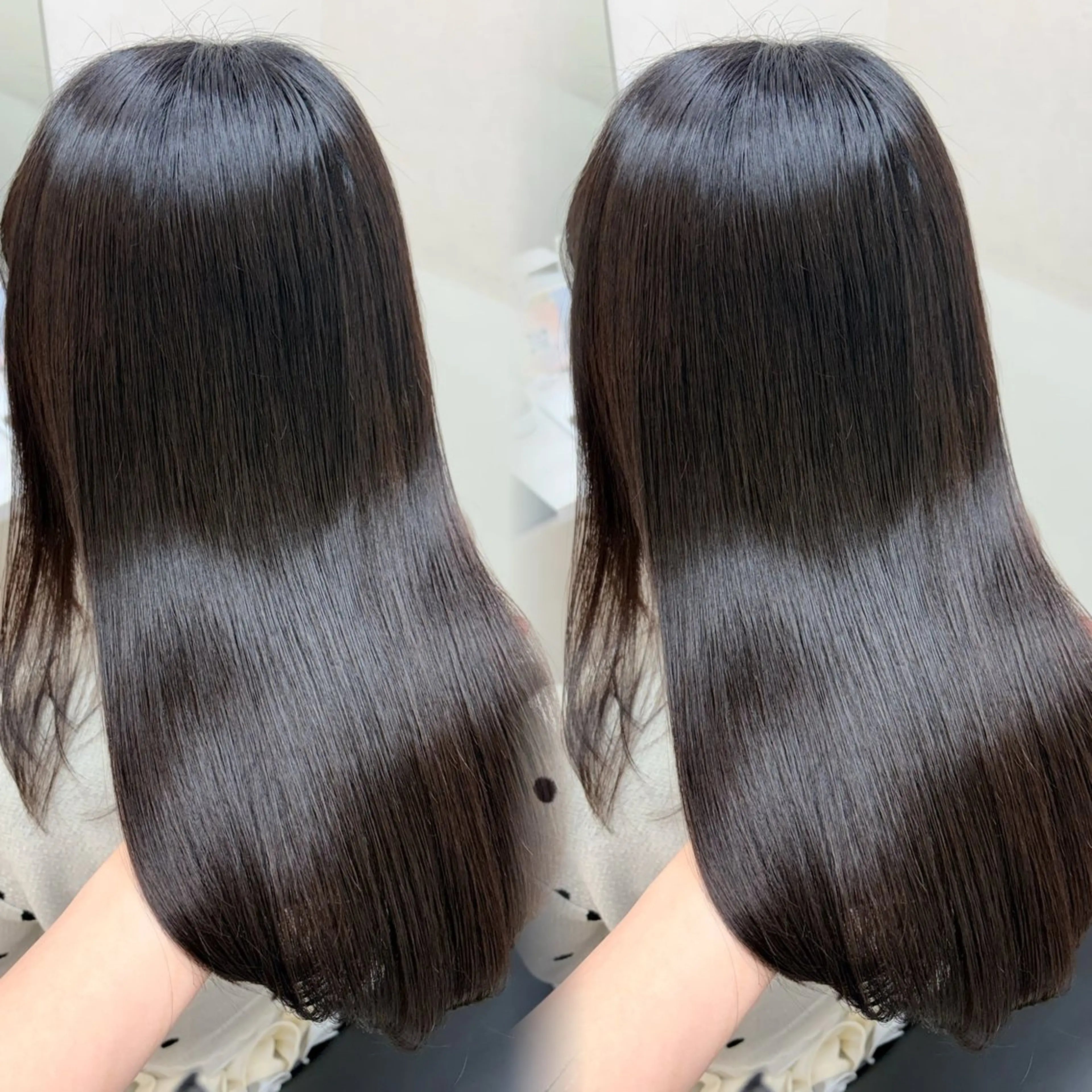 セミロング カット 縮毛矯正 トリートメント 🍒透明感カラー/ セット/SAKURAのヘアスタイル
