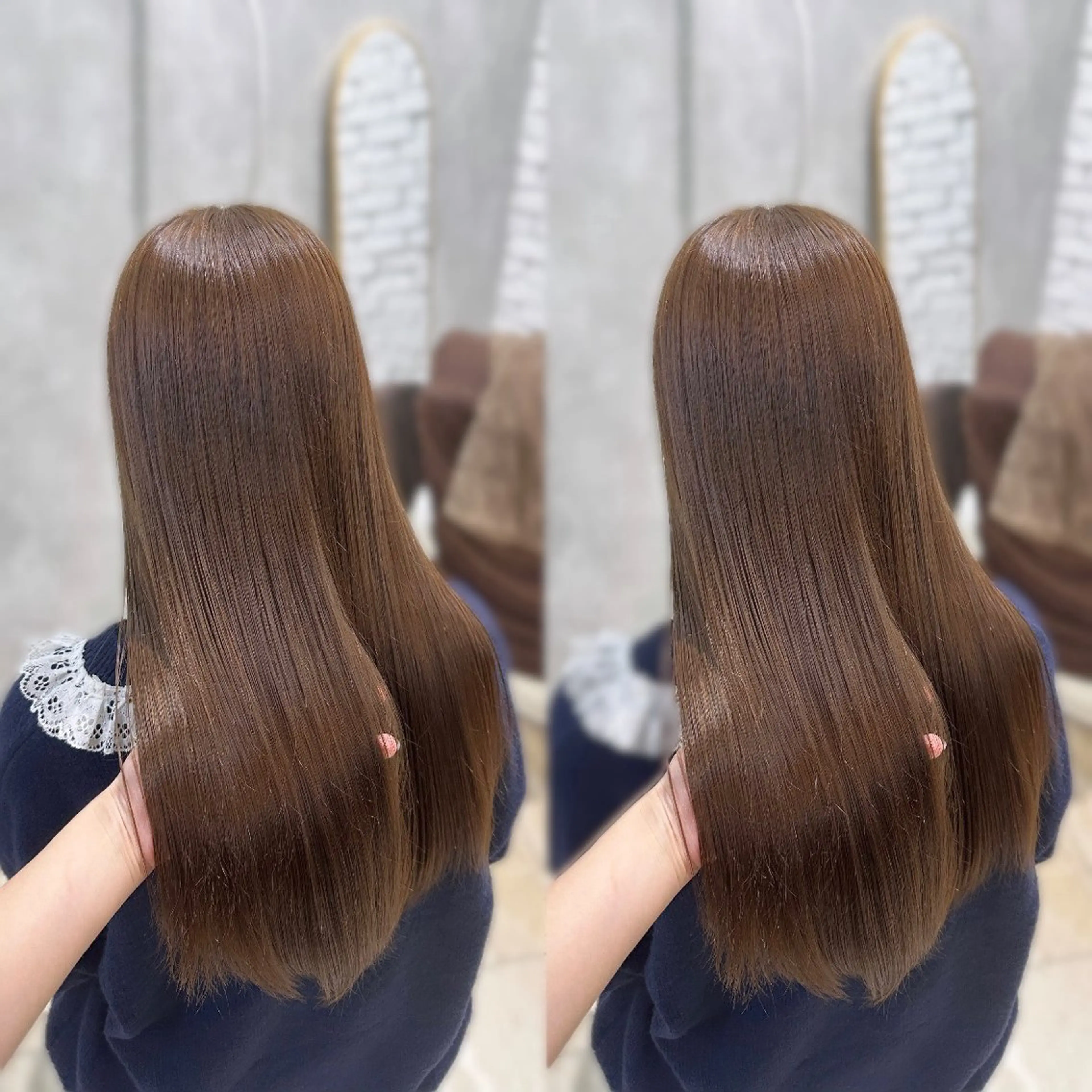 【モデル様限定🧸】ブリーチなしダブルカラー+ケアトリートメントの写真