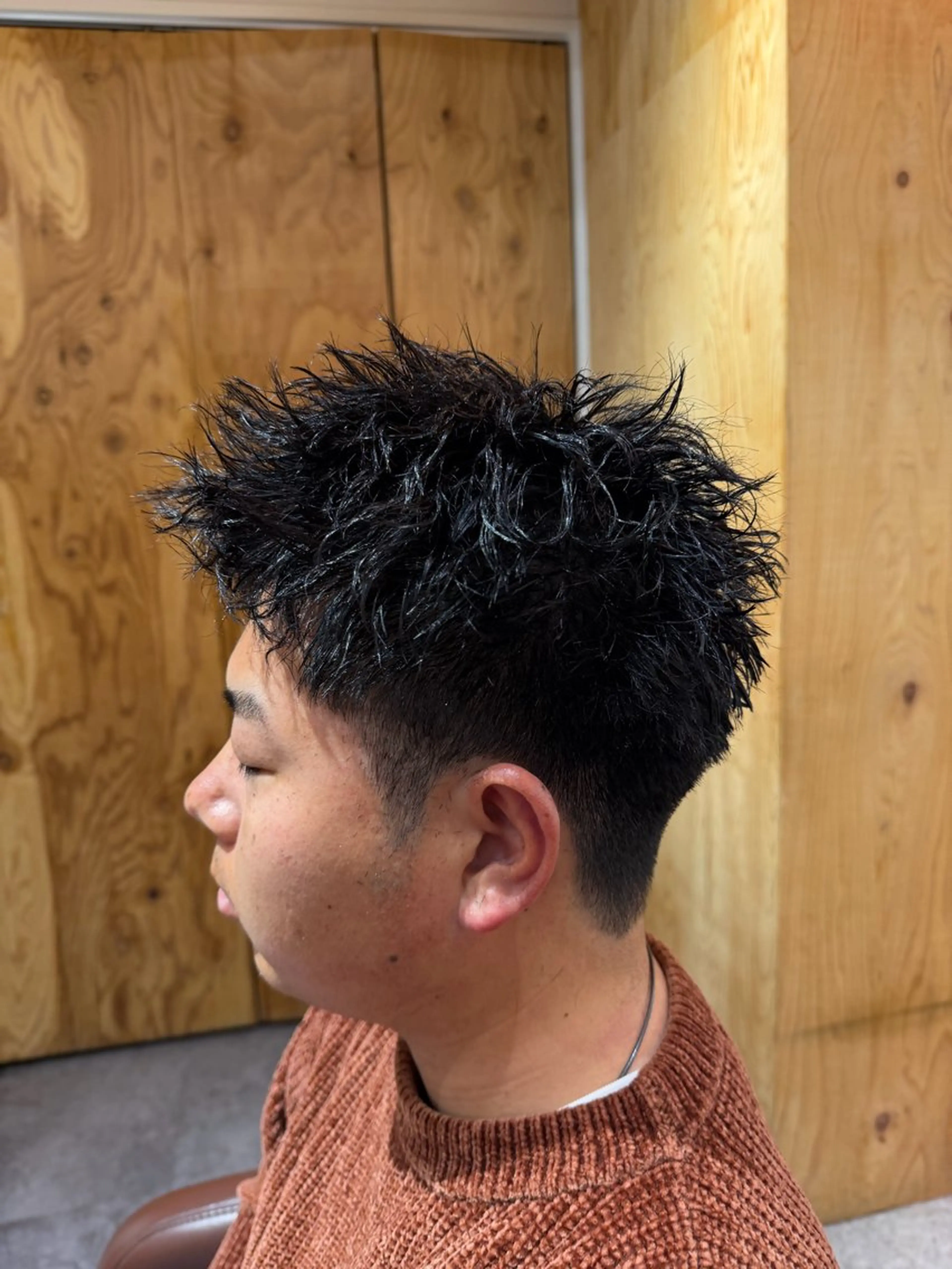 パーマ メンズ カット パーマ パーマ特別価格🔥 宇宙のヘアスタイル