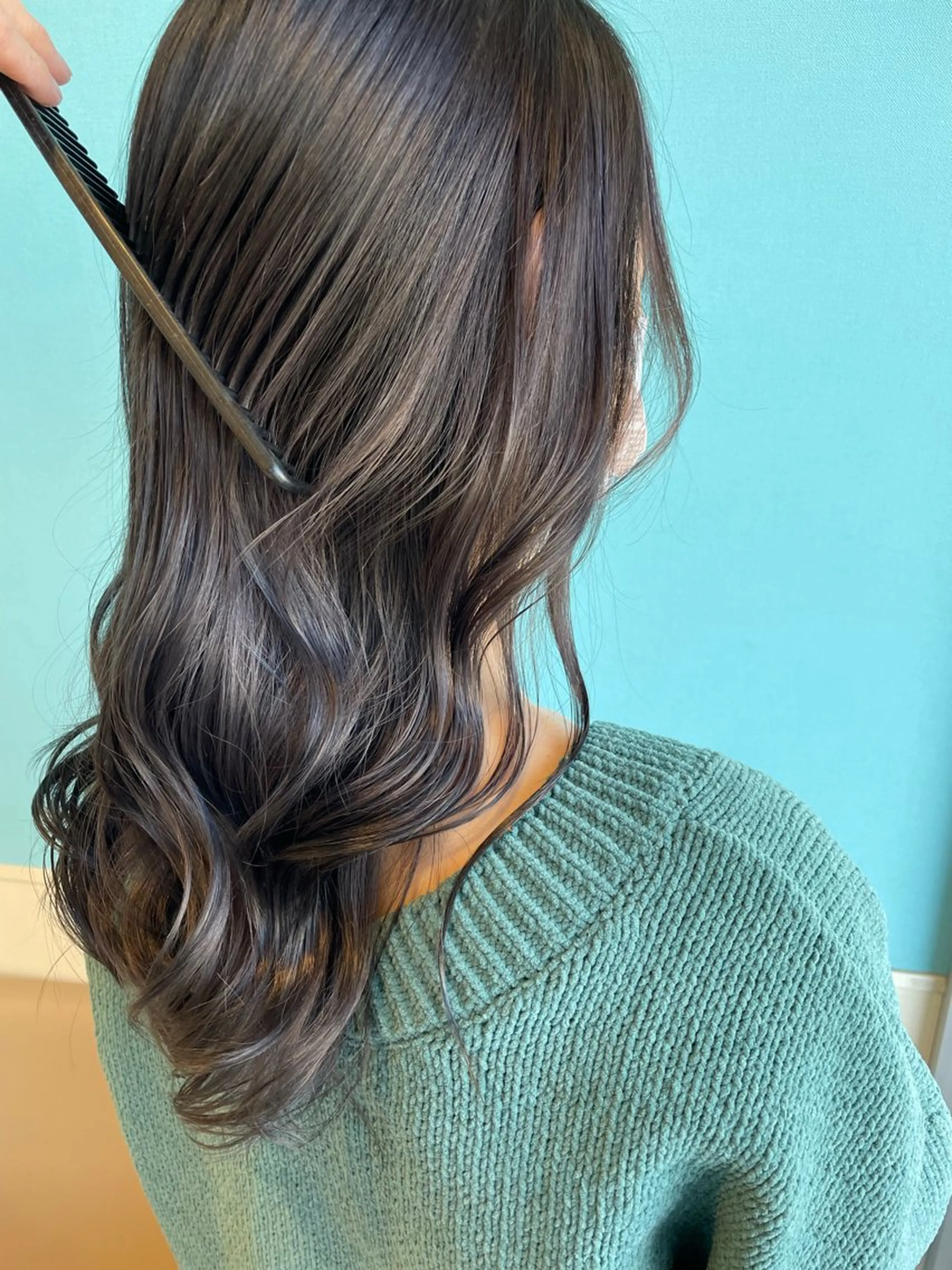 ロング カット ヘアカラー トリートメント 日置 大智のヘアスタイル