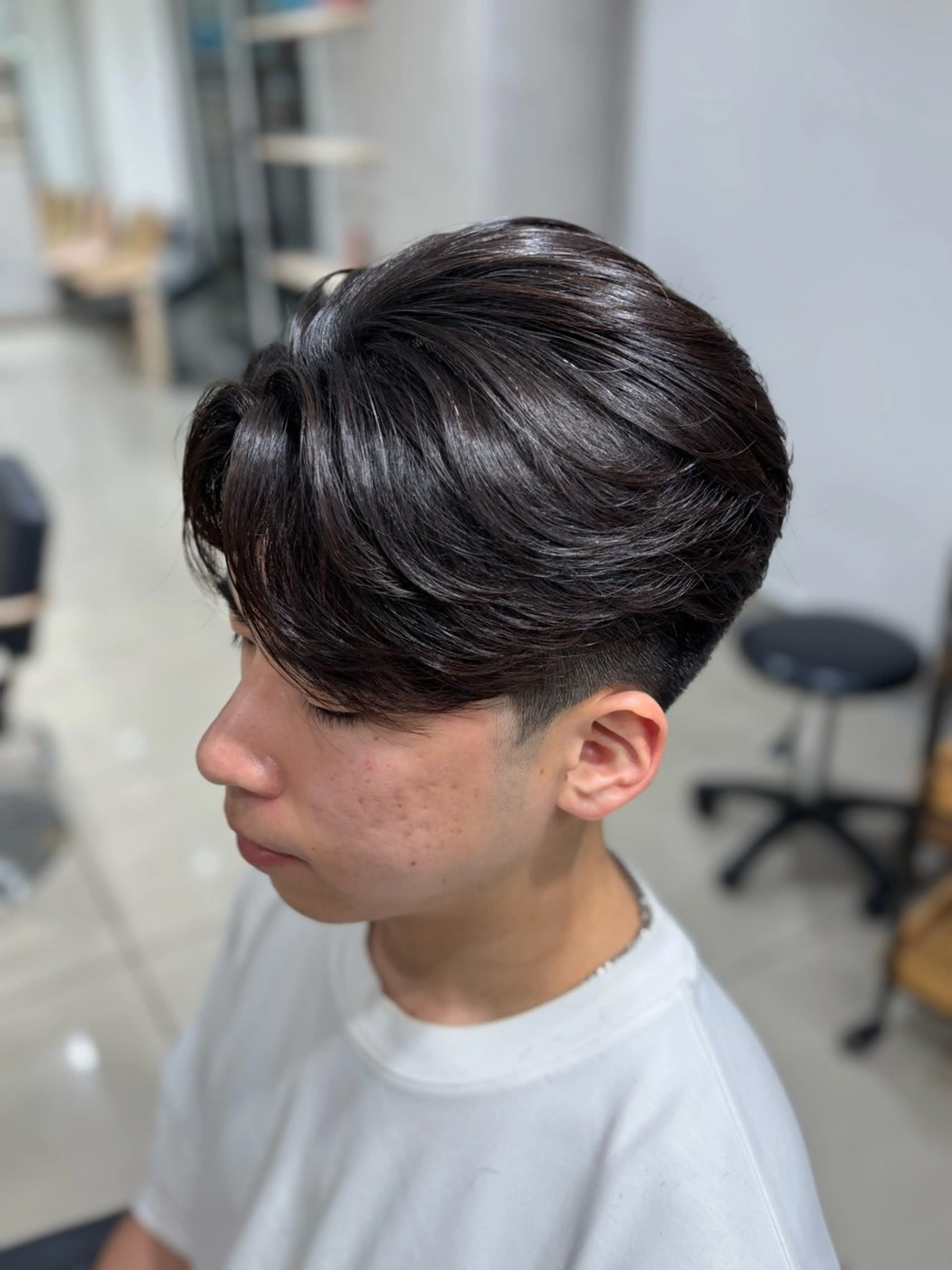 ショート パーマ メンズ カット 縮毛矯正 トリートメント メンズ比率エリア No.1/林慶太のヘアスタイル