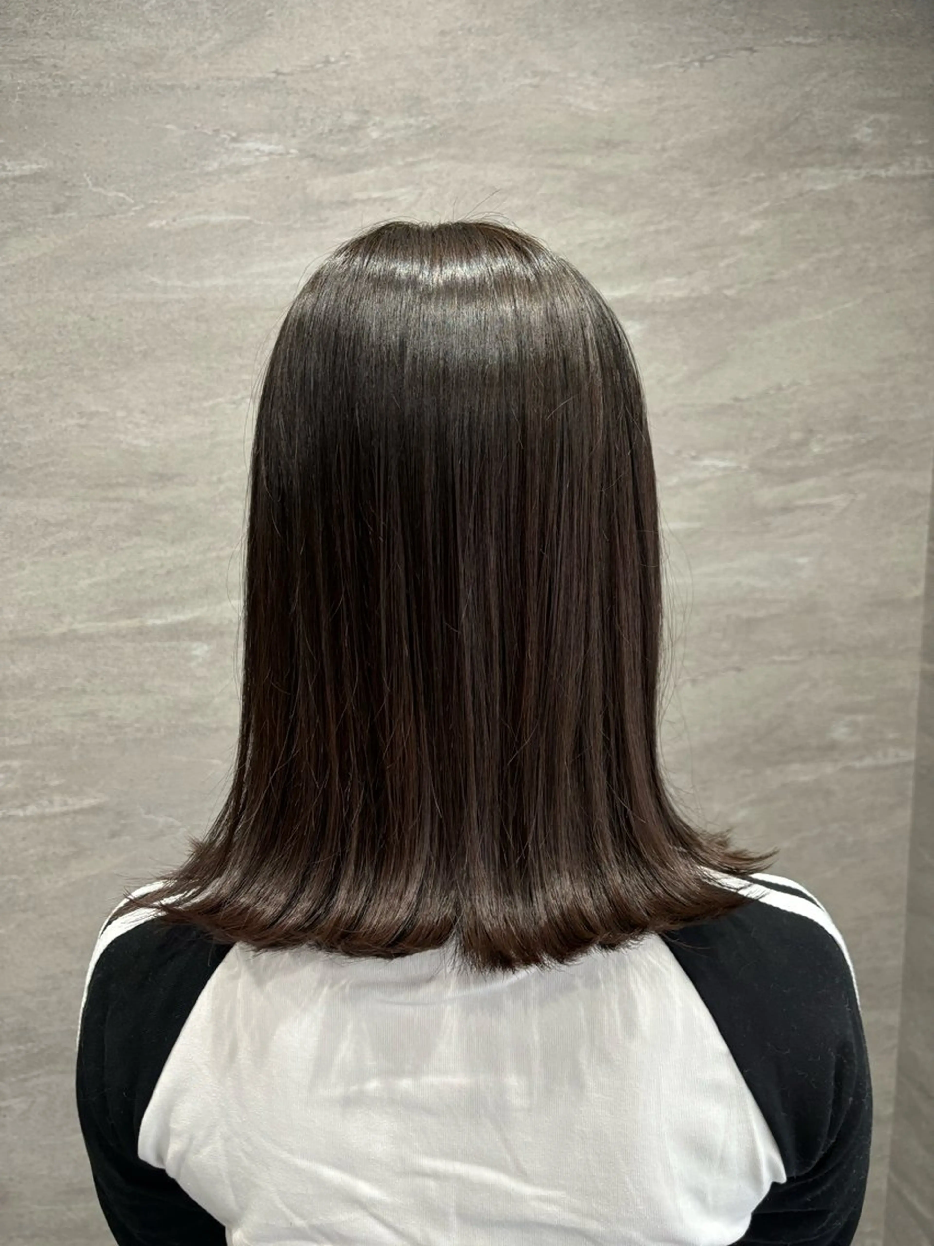 ミディアム カラー カット ヘアカラー トリートメント 永井大樹✨ 透明感カラー✨のヘアスタイル