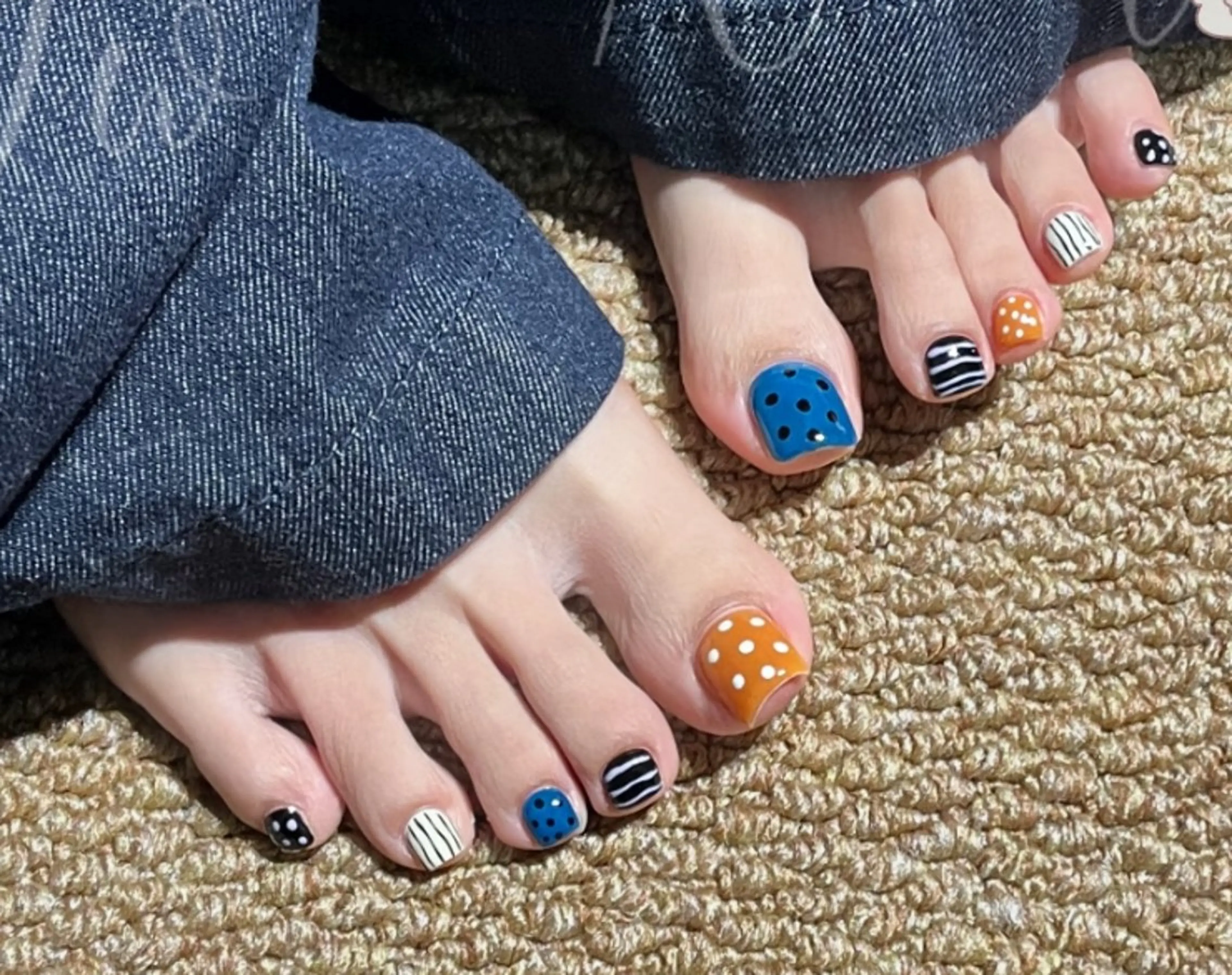 フットデザイン写真持ち込みアート（事前に写真送って必要！）の写真