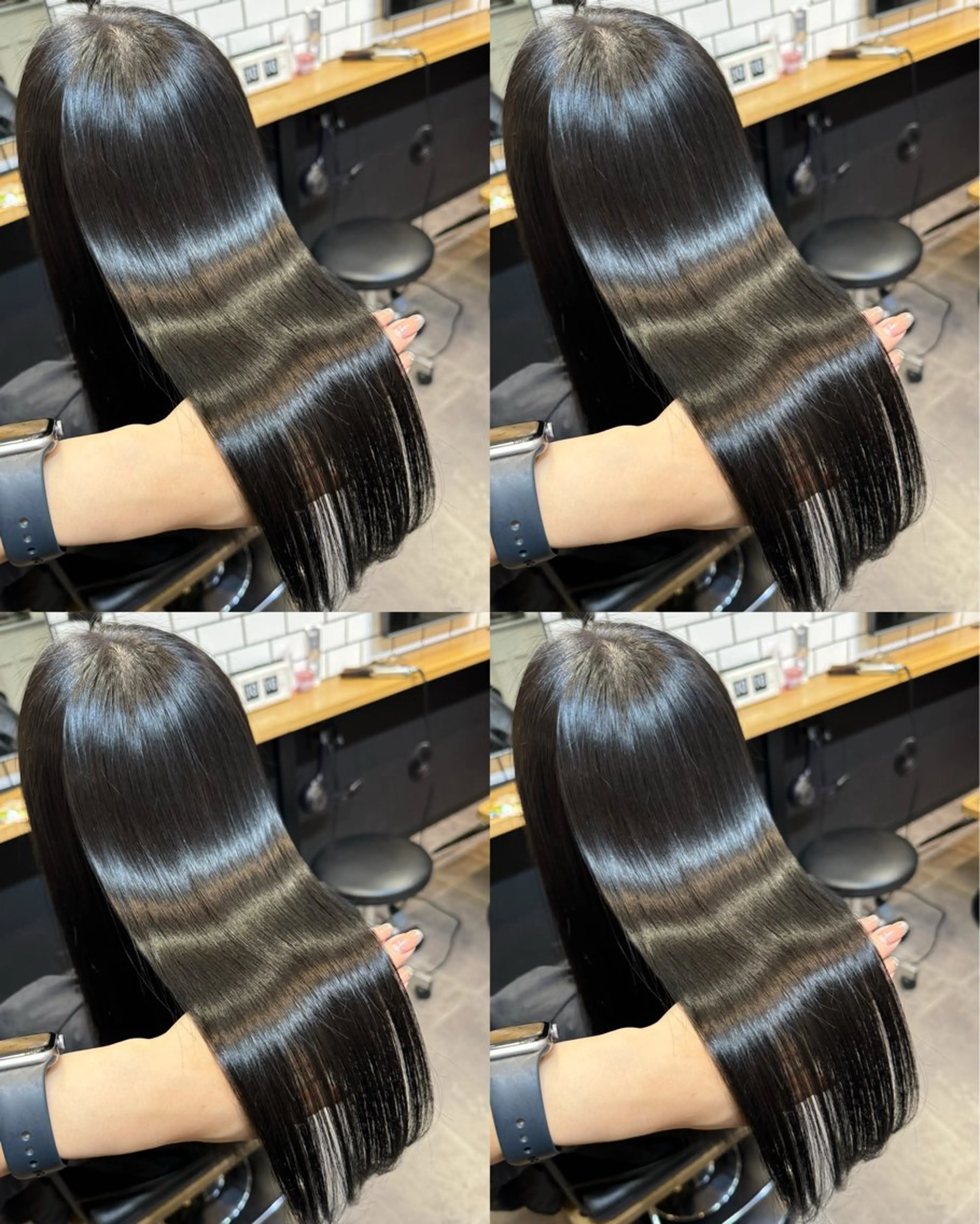 ロング 髪質改善 似合わせカット 縮毛矯正 トリートメント 吉祥寺プルエクステ 🌟Hiraiのヘアスタイル