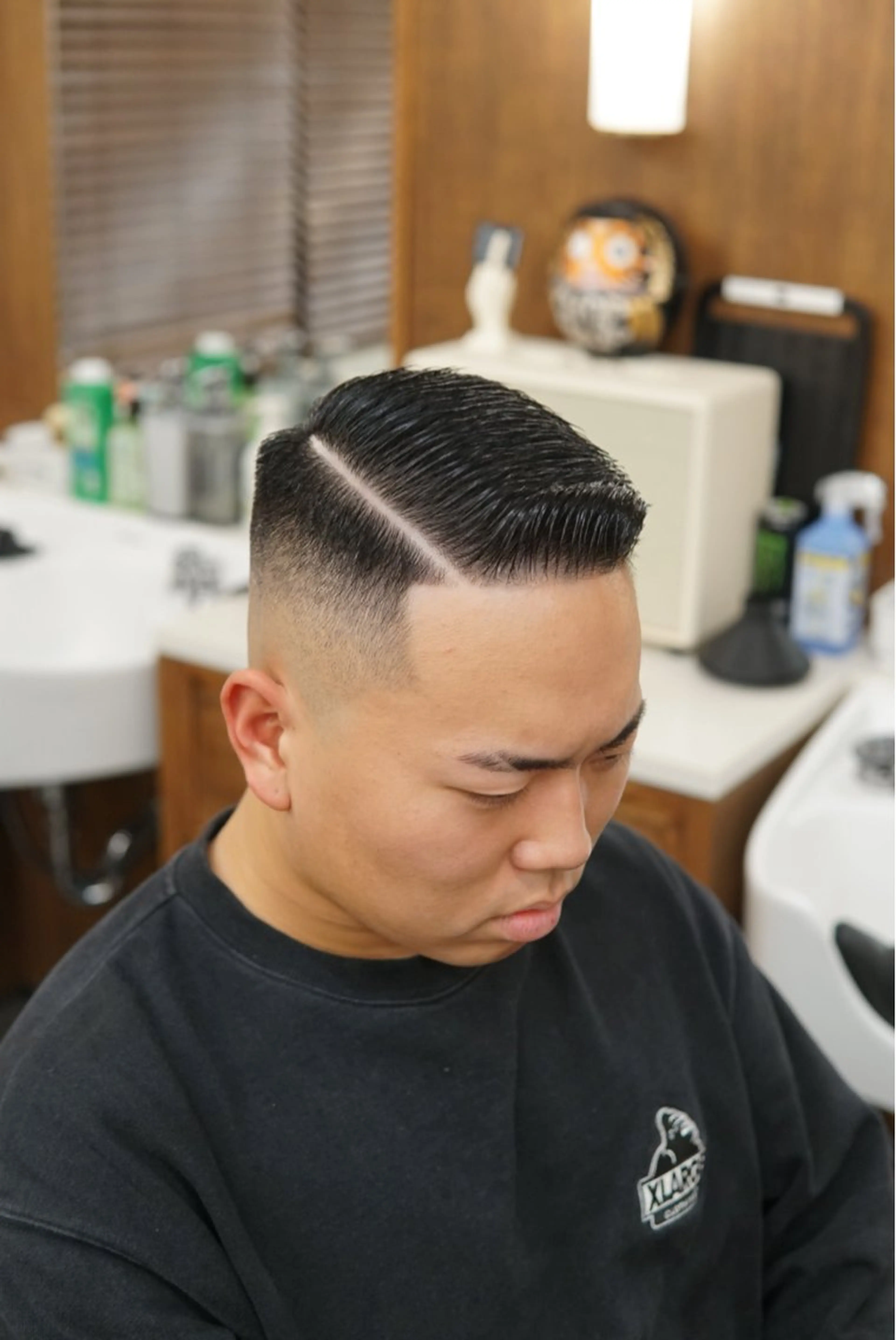 ショート メンズ フェードカット スキンフェード 竹内　スキンフェード 吉祥寺BARBERのヘアスタイル