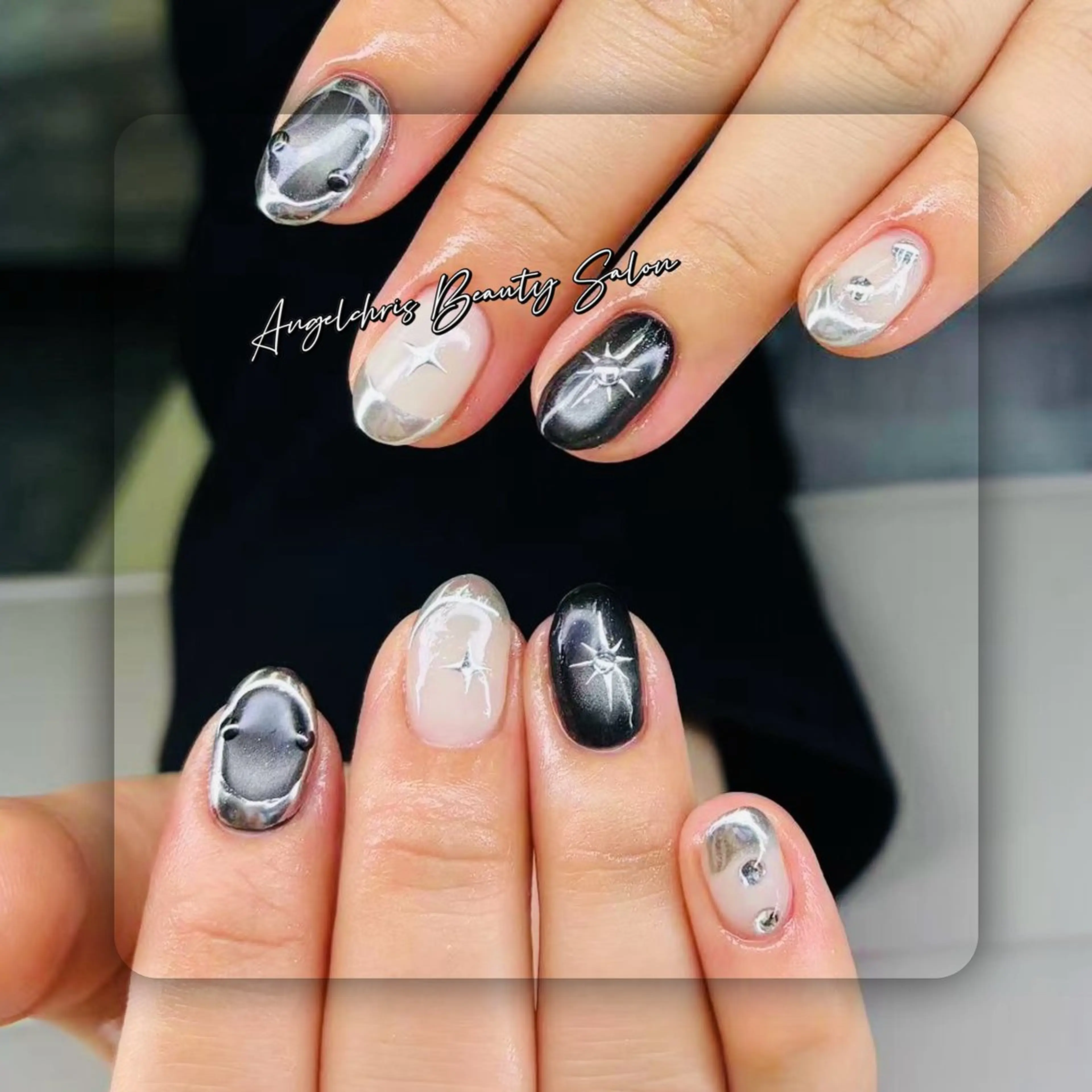 ネイル ハンドネイル フットネイル ハンドケア AngelChris ビューティーサロンのネイルデザイン