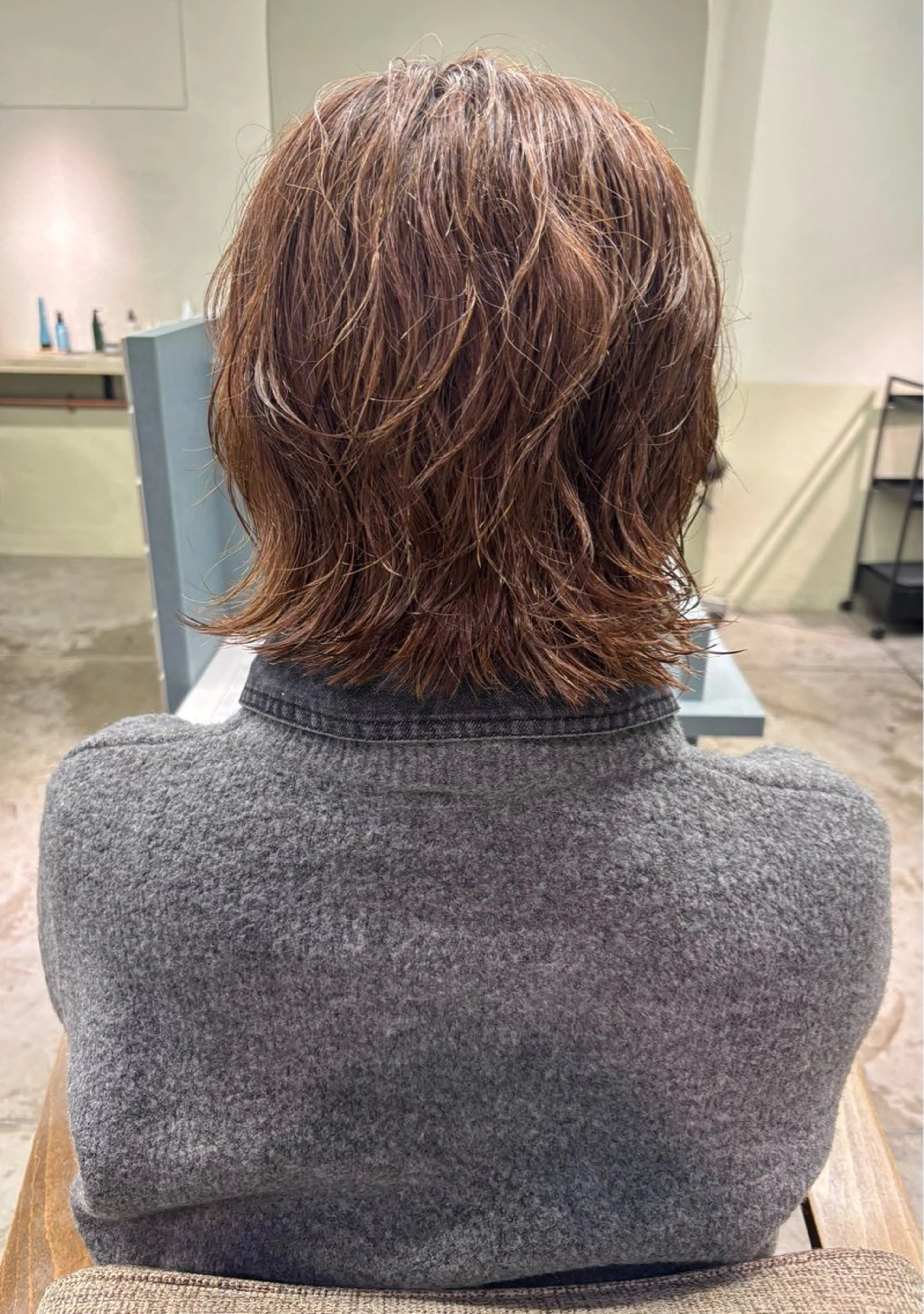 【カットモデル】カットパーマモデル👩🏻‍🦱の写真