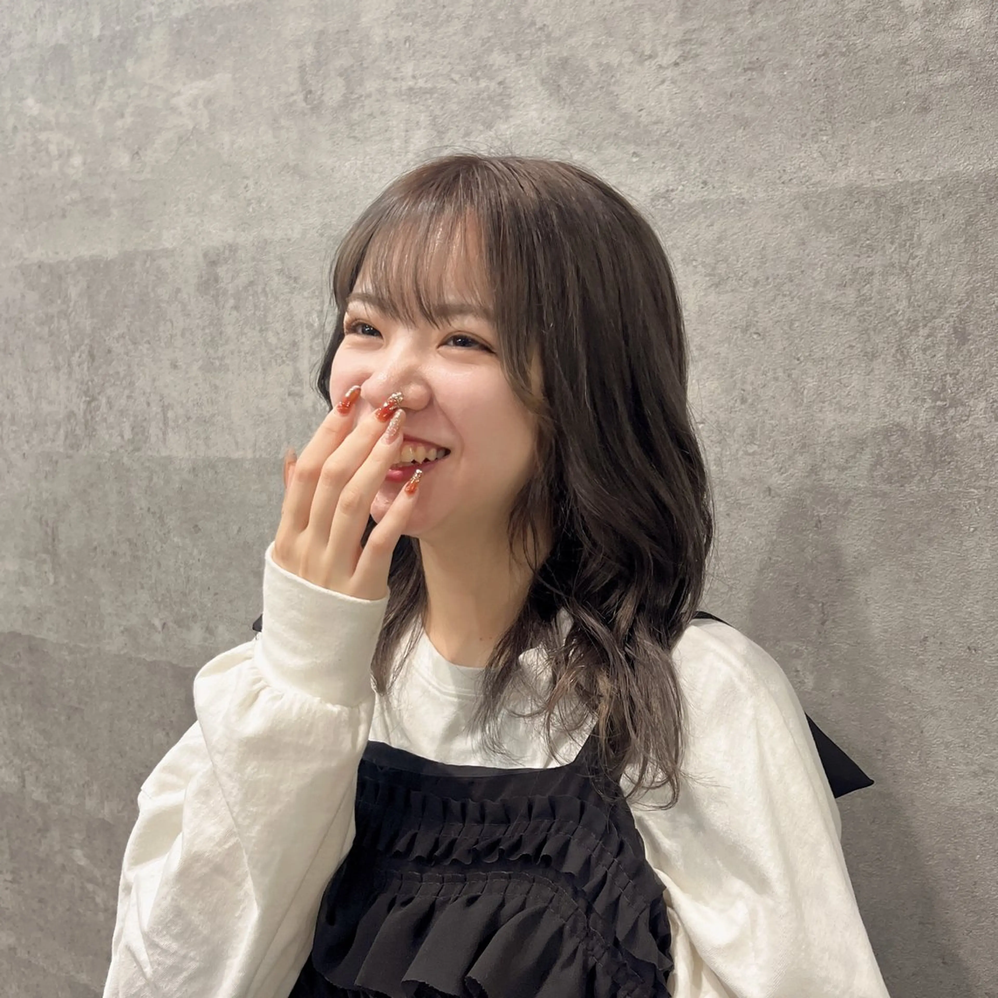 セミロング 椙山 沙南子のヘアスタイル