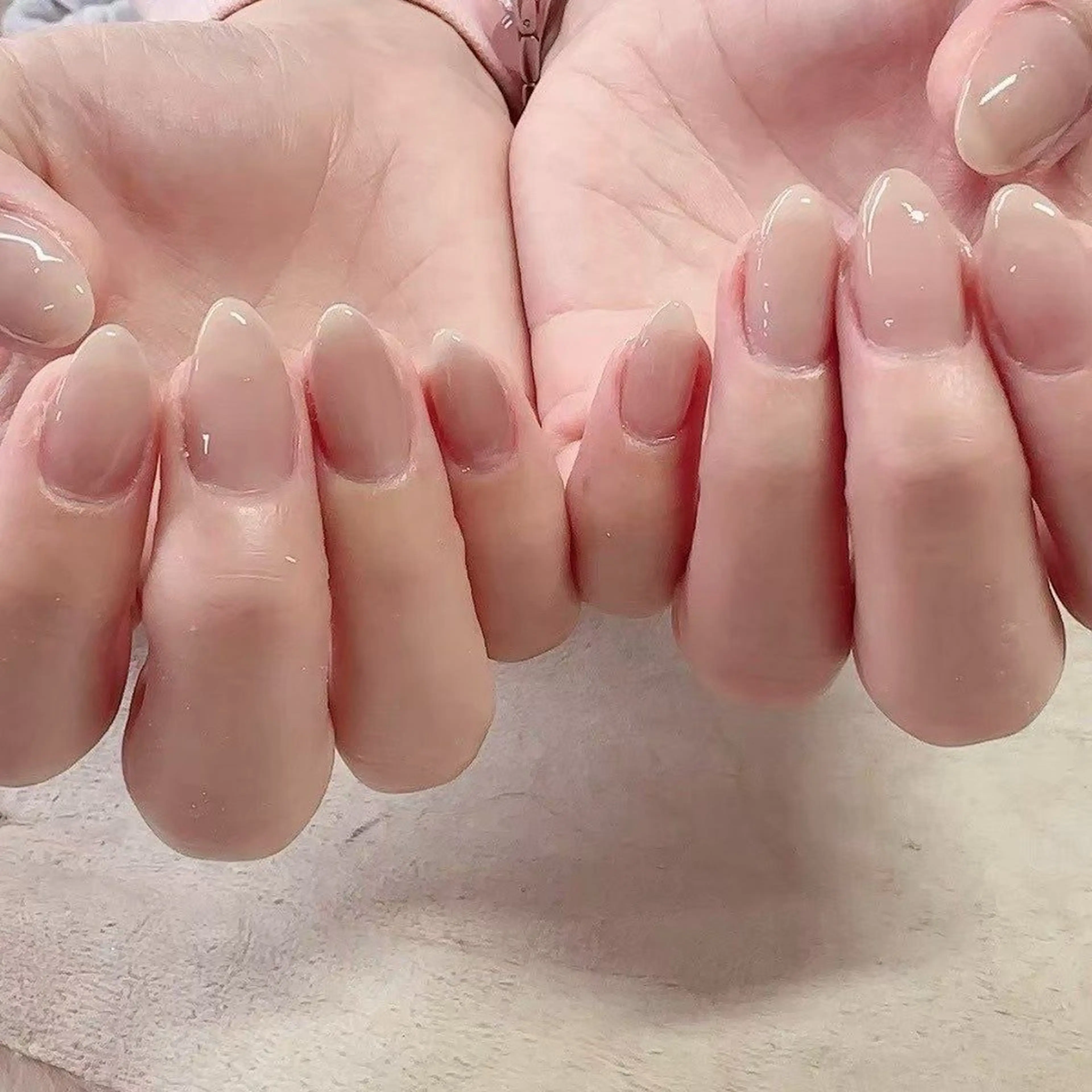 【オフ込み💅】フットワンカラーネイル💗ちゅるんネイル✨モデル募集の写真