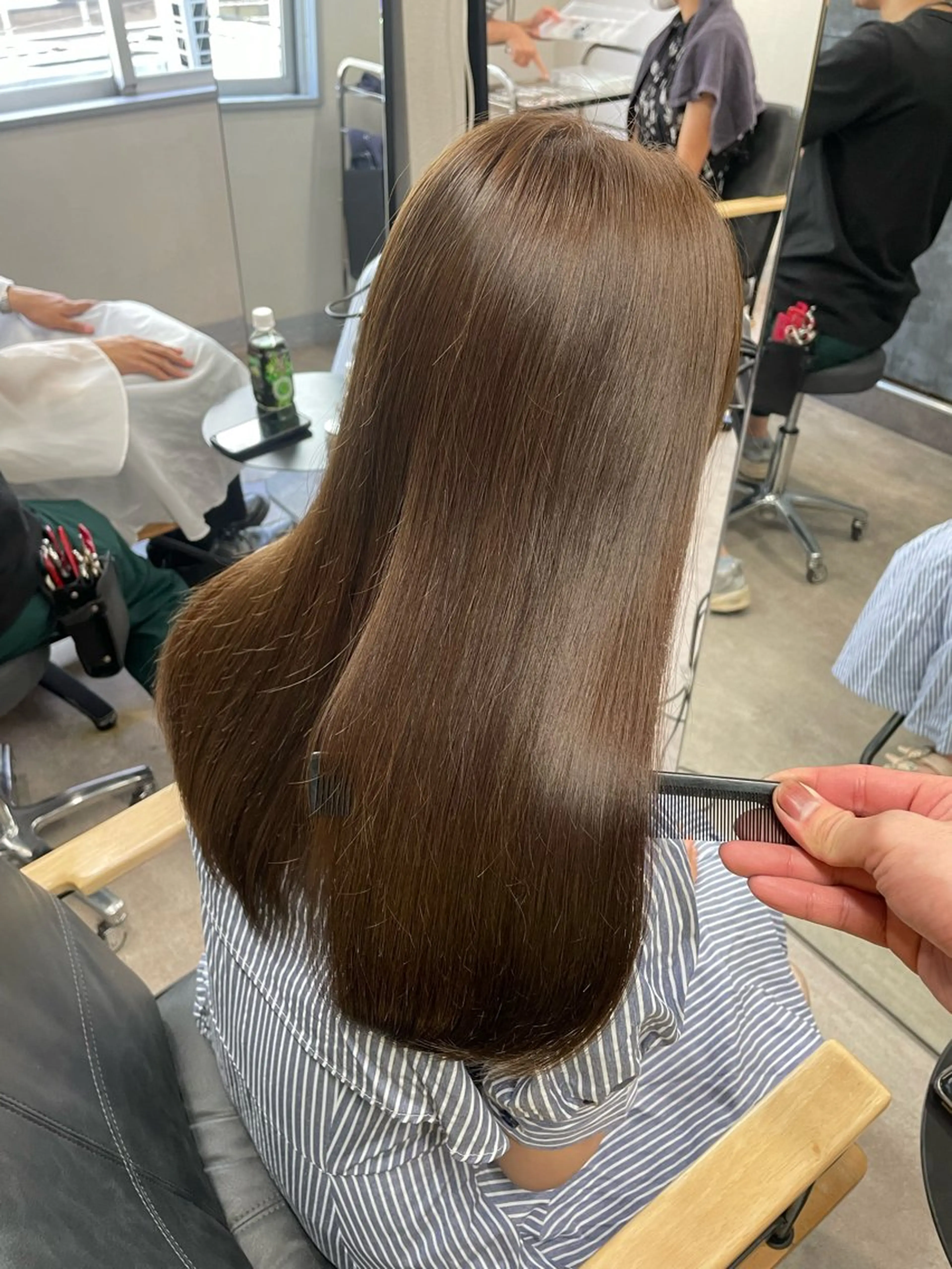 セミロング カラー ブリーチ ケアブリーチ 透明感カラー ダブルカラー イルミナカラー ヘアカラー トリートメント ヘアセット 🌟ブリーチ/ボブ/ レイヤー渋谷☀️のヘアスタイル