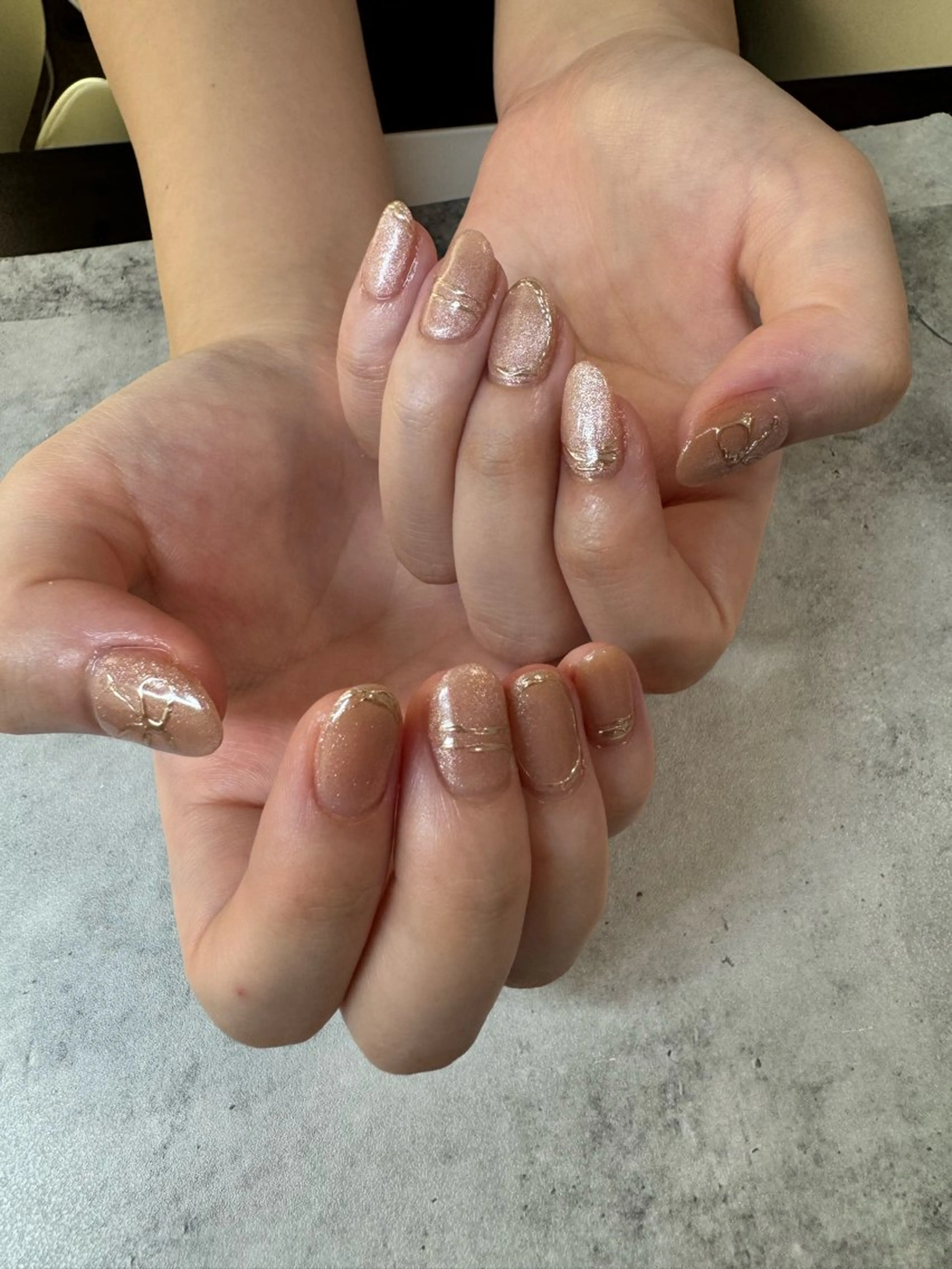 ネイル マグネットネイル ミラーネイル N.plus NaiLのネイルデザイン