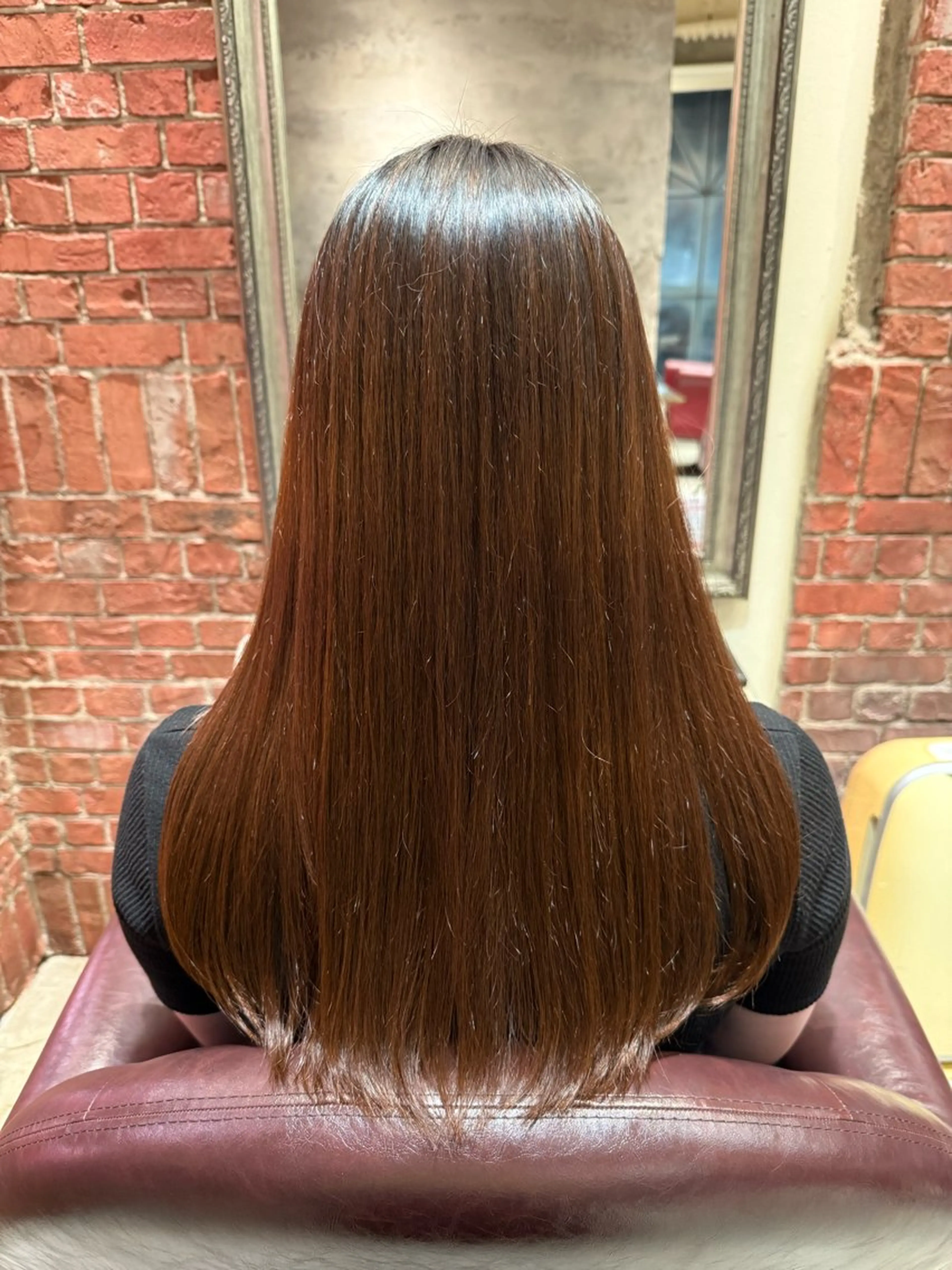 ロング カット 縮毛矯正 高橋 葵のヘアスタイル