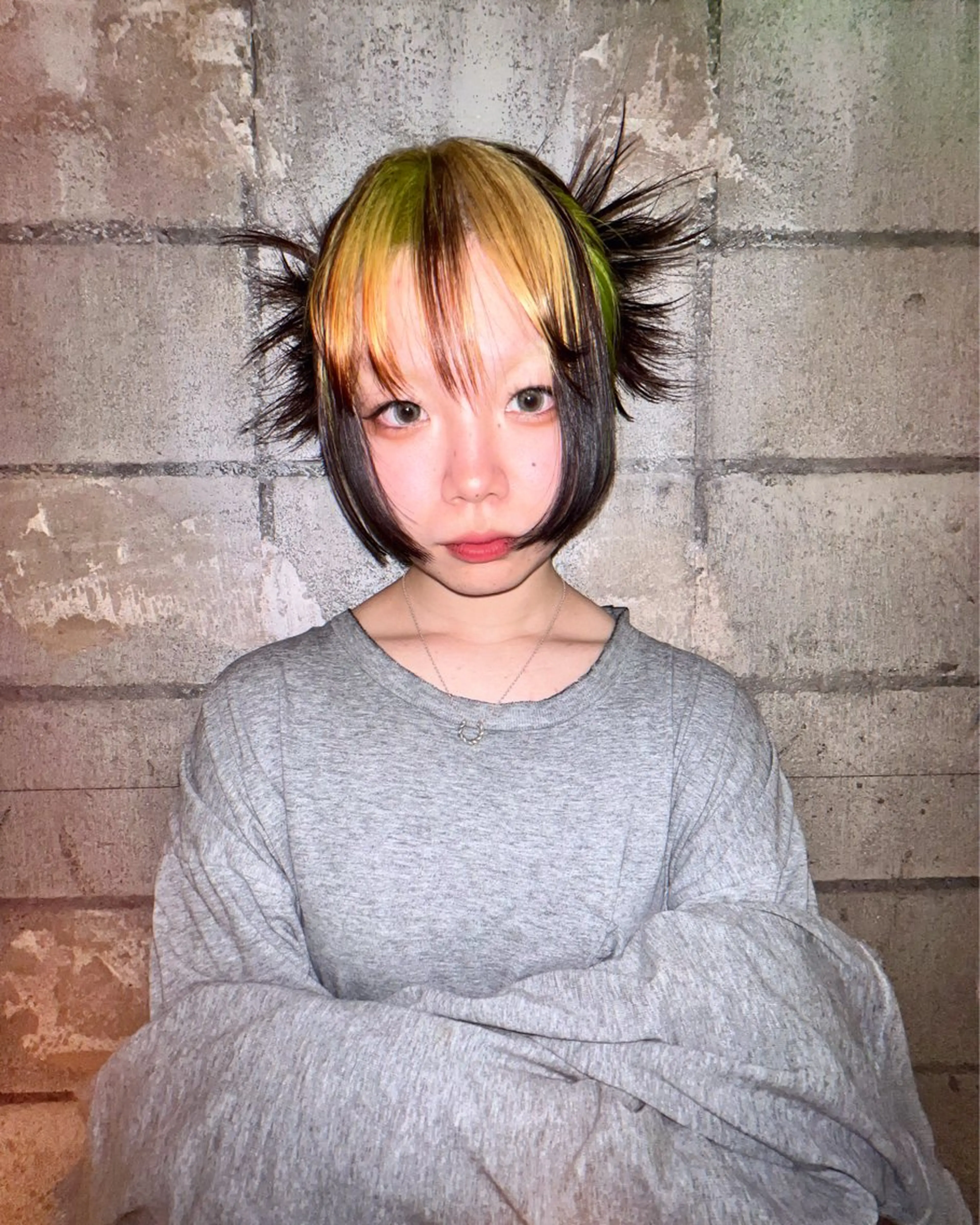 ミディアム カラー カット ヘアカラー haco＋所属・圧倒的デザイン力 店長🎨RENAのヘアスタイル