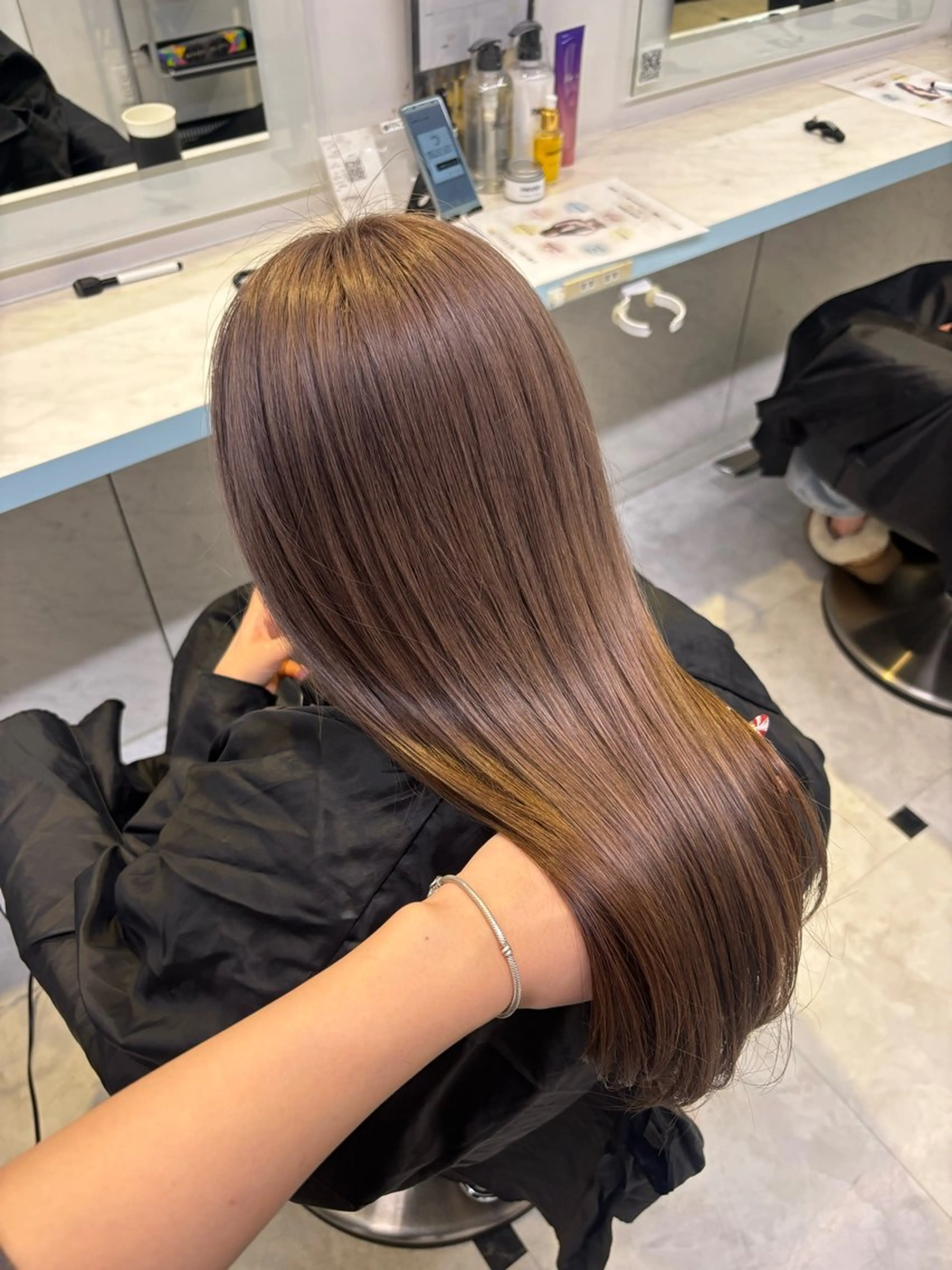 ロング ヘアカラー 似合わせcolor 🎀ʀɪɴᴏ🎶🪽のヘアスタイル