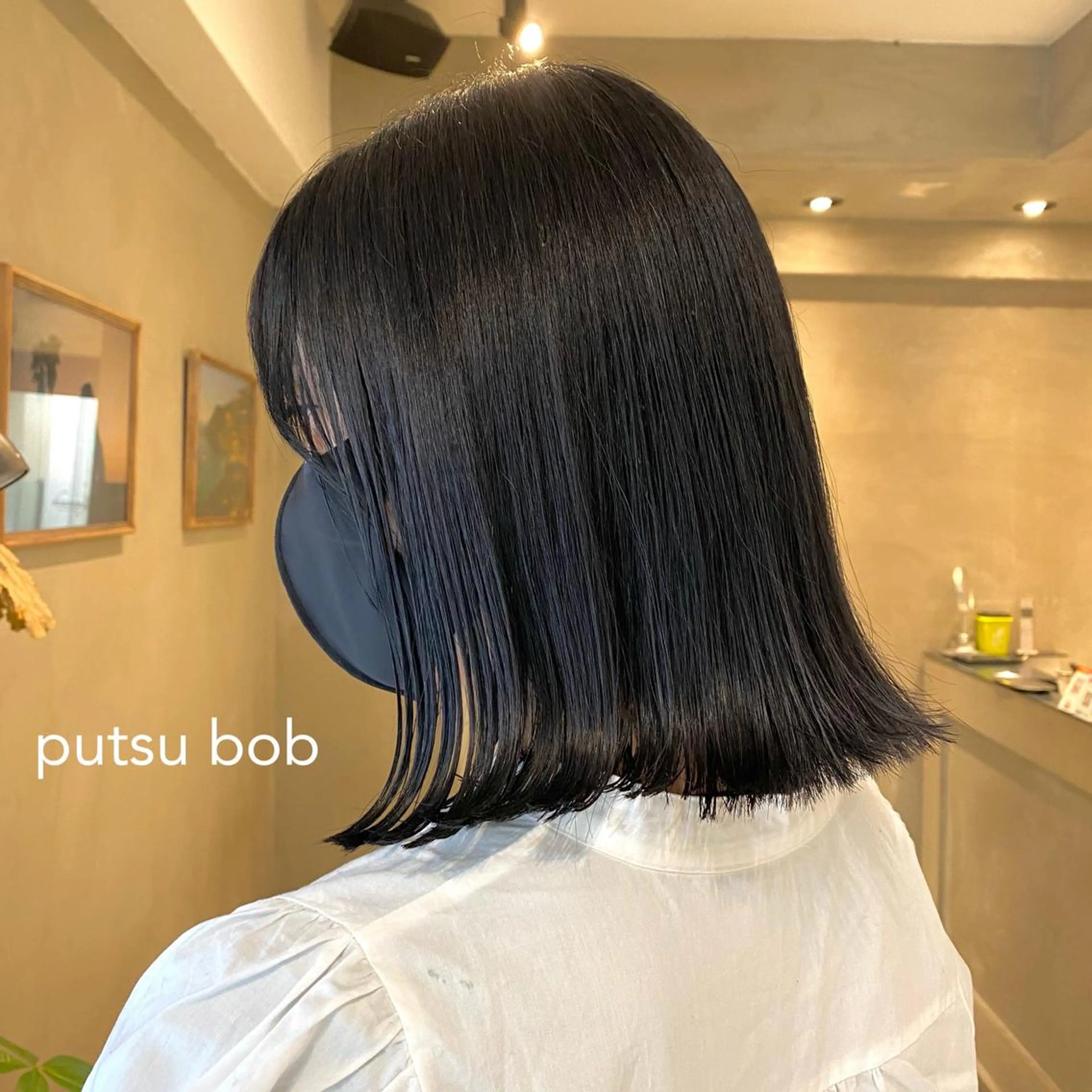 ショート 切りっぱなしボブ ボブ 外ハネヘア センターパート/ 暖色カラーayuのヘアスタイル