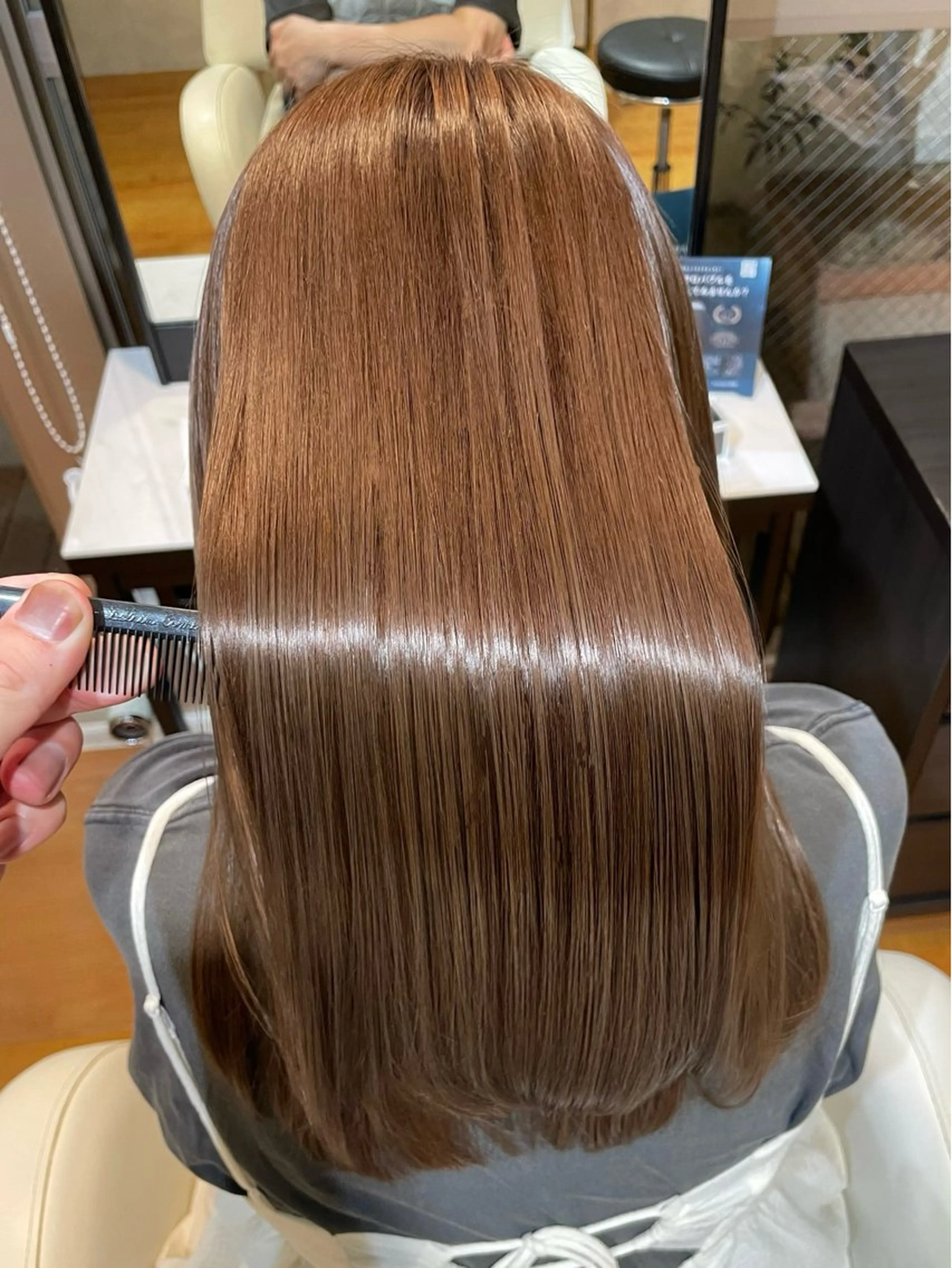 ロング カット トリートメント 菅原リキヤ くびれレイヤーヘアのヘアスタイル