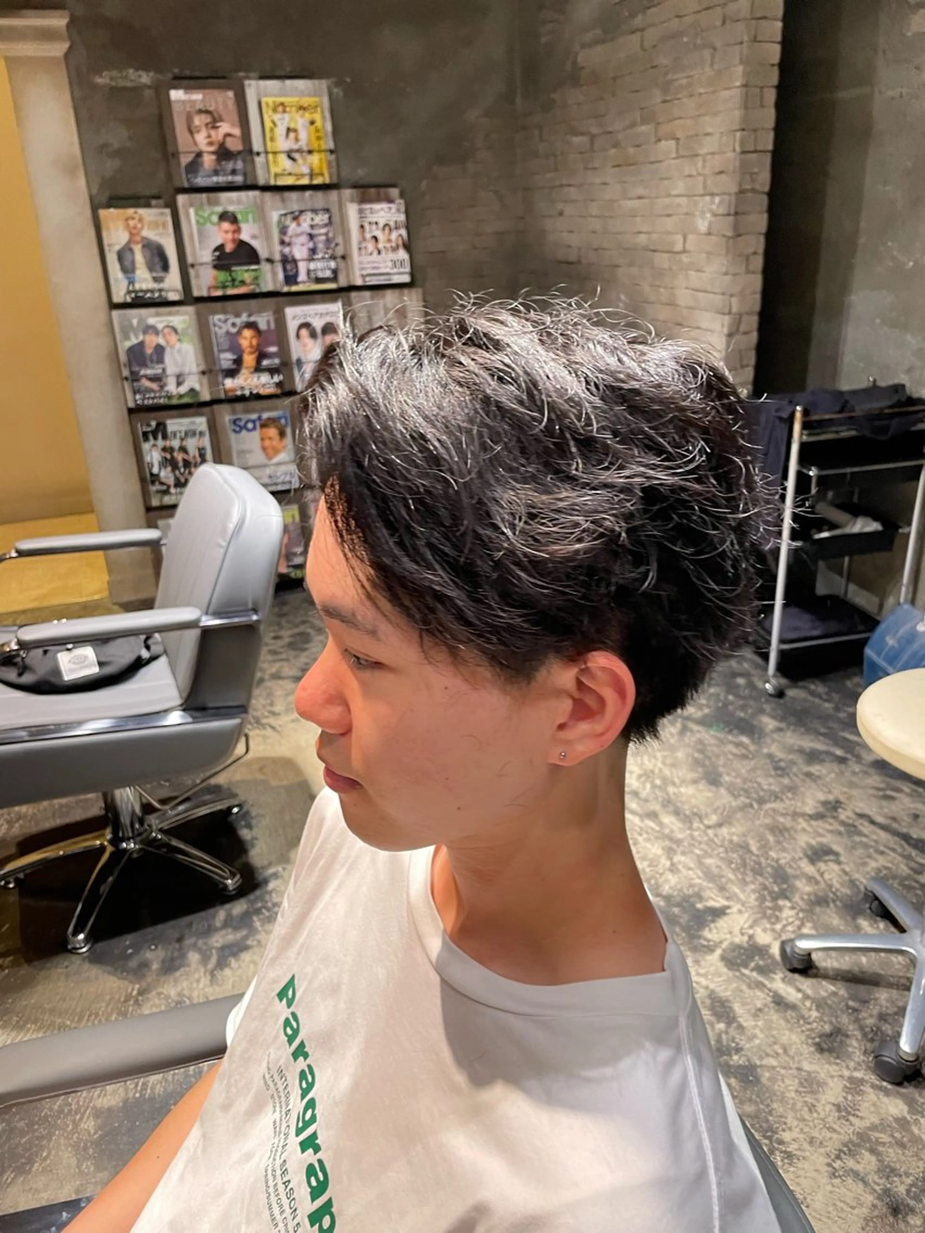 ショート メンズ アレクサンドルオブカラーズ金沢所属・喜多 伯斗のヘアスタイル