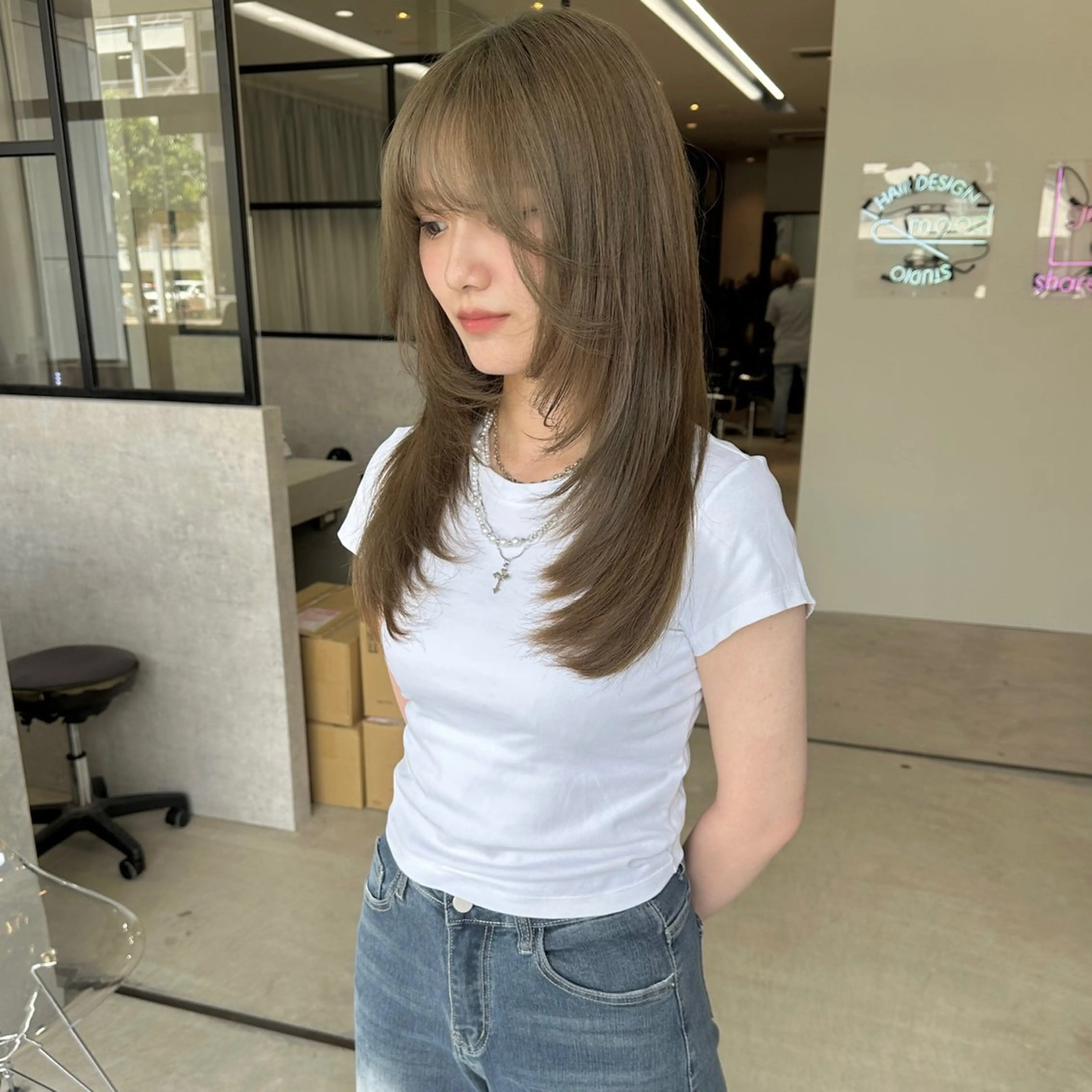 ロング カラー はちすか るかのヘアスタイル